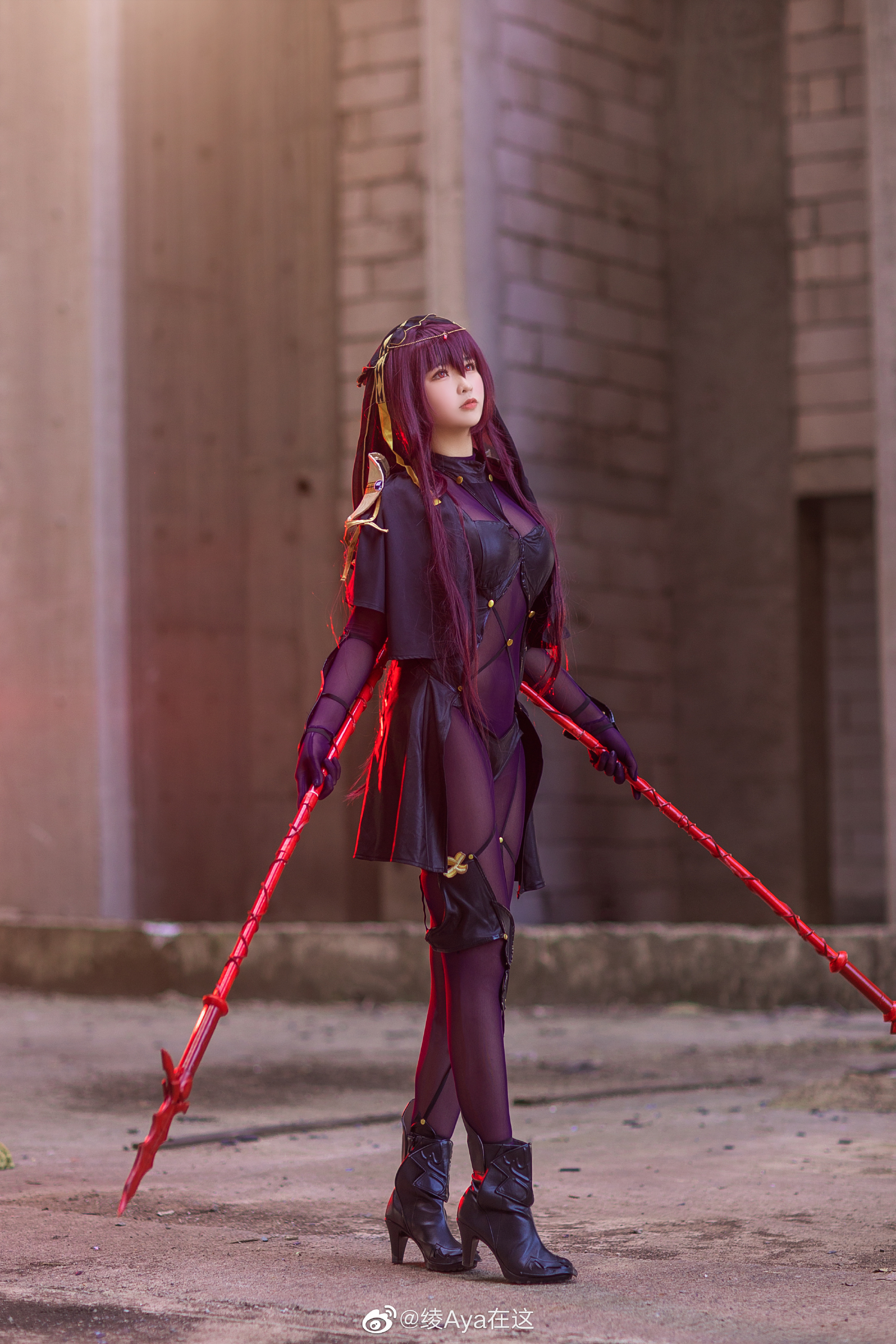 【COS】我是影之国的女王。异境、魔境之主。斯卡哈@绫Aya在这 COSPLAY-第14张