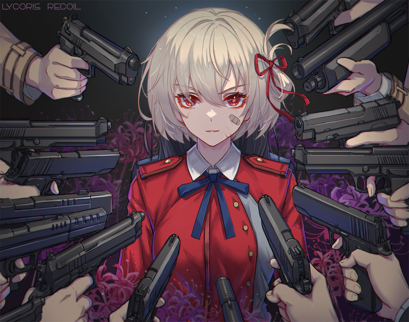 【插画美图】冷淡的泷奈和活泼的锦木千束你喜欢吗？《Lycoris Recoil》动漫同人插画推荐 P站美图-第2张