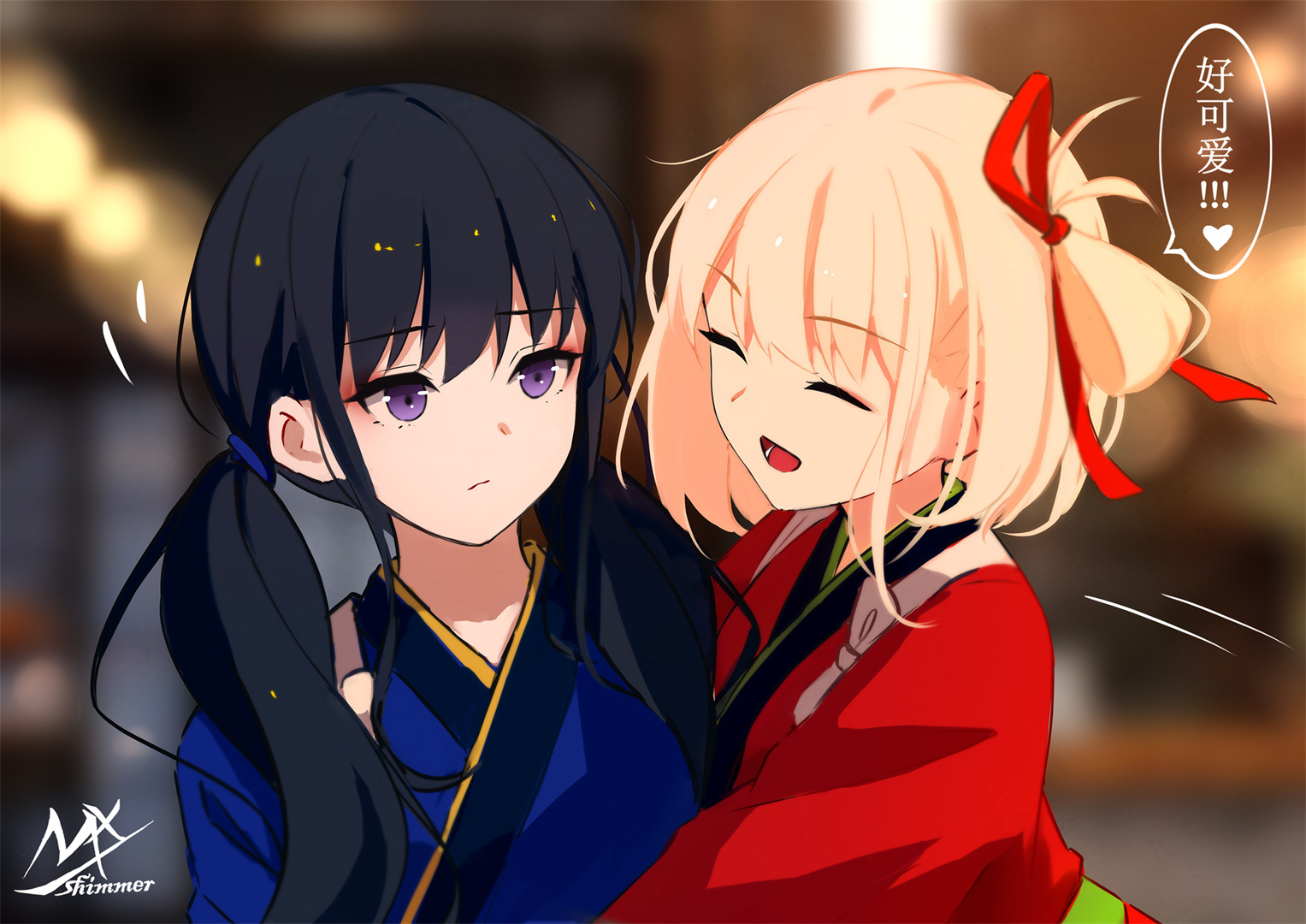 【插画美图】冷淡的泷奈和活泼的锦木千束你喜欢吗？《Lycoris Recoil》动漫同人插画推荐 P站美图-第9张