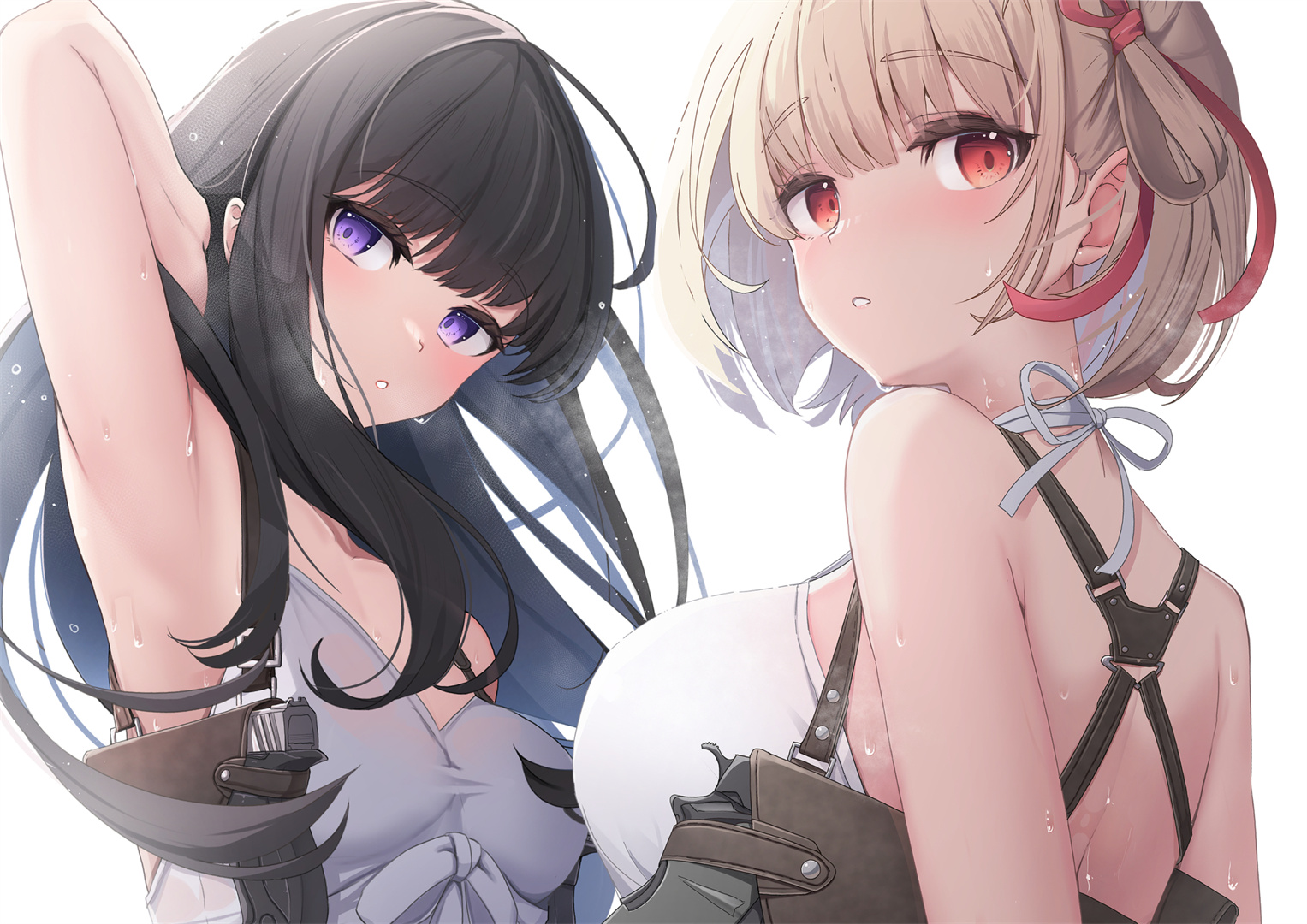 【插画美图】冷淡的泷奈和活泼的锦木千束你喜欢吗？《Lycoris Recoil》动漫同人插画推荐 P站美图-第12张