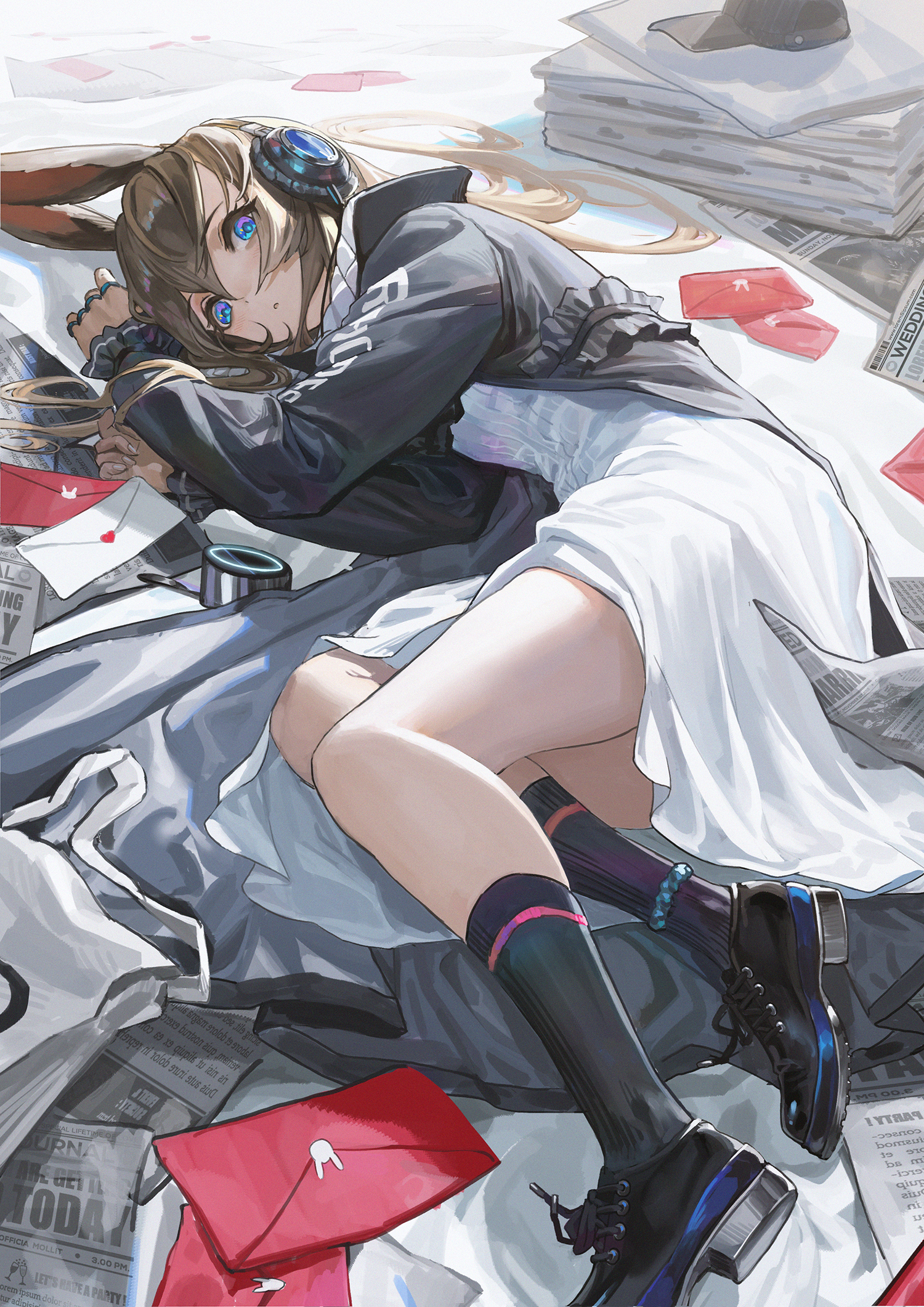 【插画美图】大兽耳你喜欢吗？罗德岛的公开领袖 明日方舟 阿米娅同人角色插画 P站美图-第4张