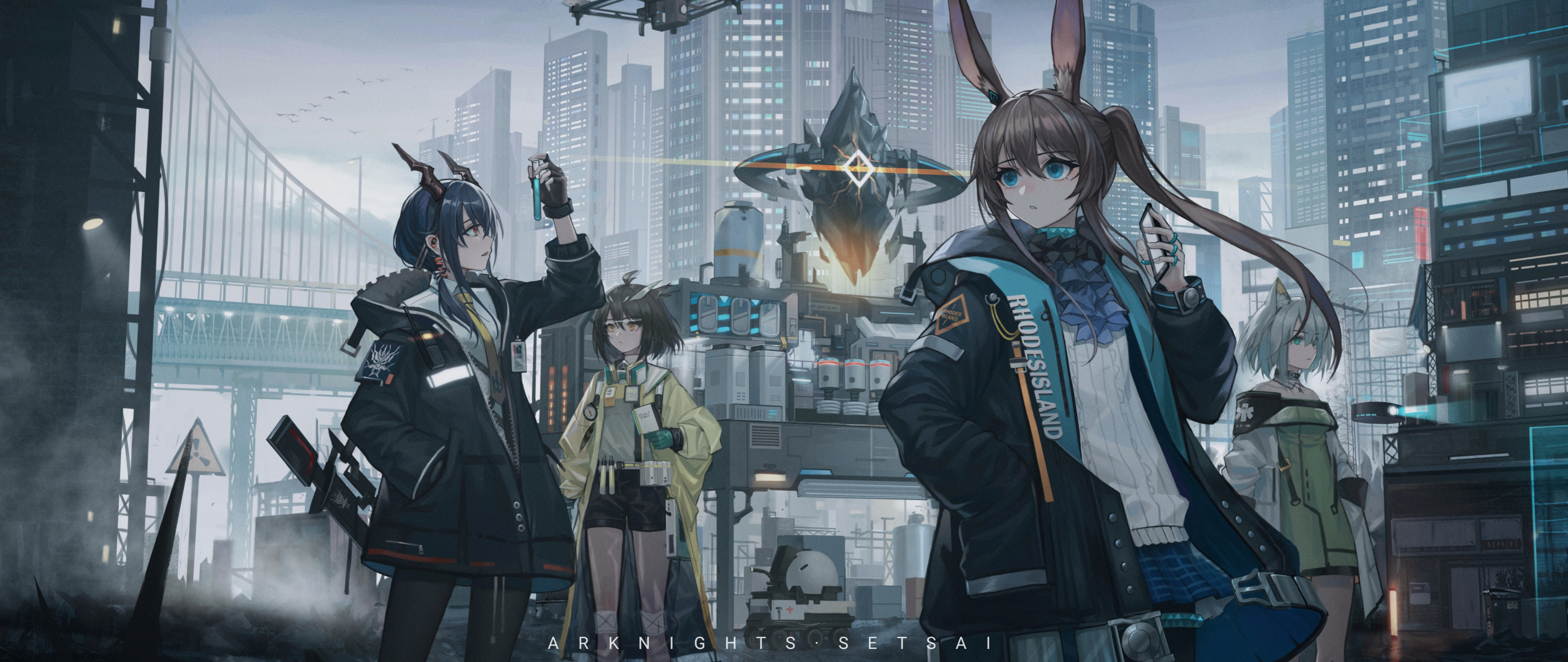【插画美图】大兽耳你喜欢吗？罗德岛的公开领袖 明日方舟 阿米娅同人角色插画 P站美图-第12张