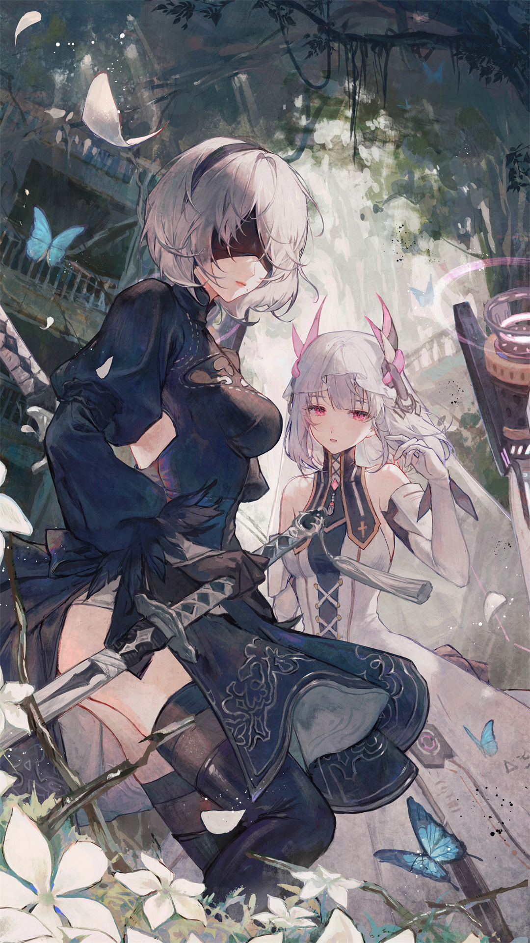 【插画美图】初音未来 碧蓝航线 艾尔登法环菈妮 中国插画师Matcha_ 插画作品推荐 P站画师-第1张