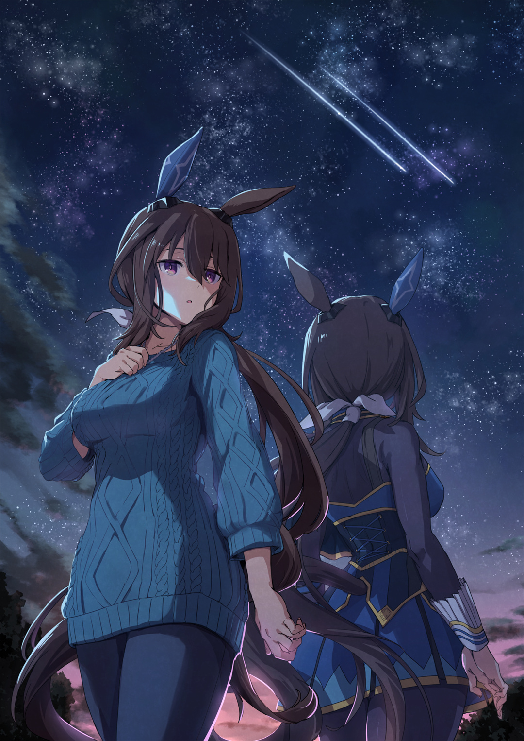【插画美图】初音未来 赛马娘 荧穿着JK和你一起上学，今日插画推荐 P站美图-第14张