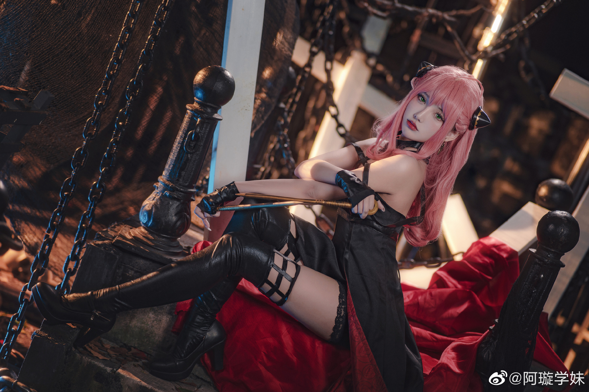 【COS】和我撒谎可是没有用的哦～ 间谍过家家 阿尼亚@阿璇学妹 COSPLAY-第1张