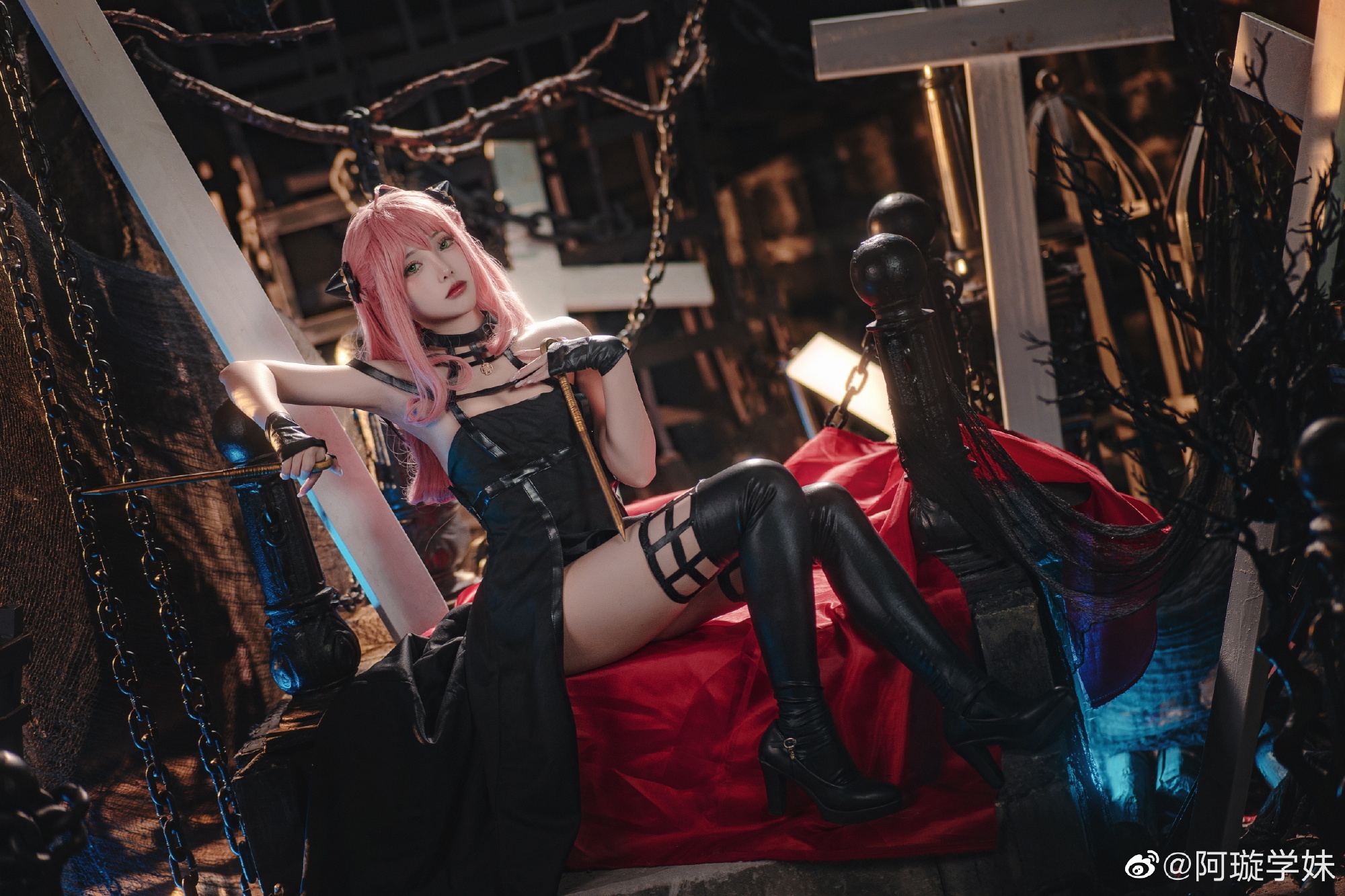 【COS】和我撒谎可是没有用的哦～ 间谍过家家 阿尼亚@阿璇学妹 COSPLAY-第6张