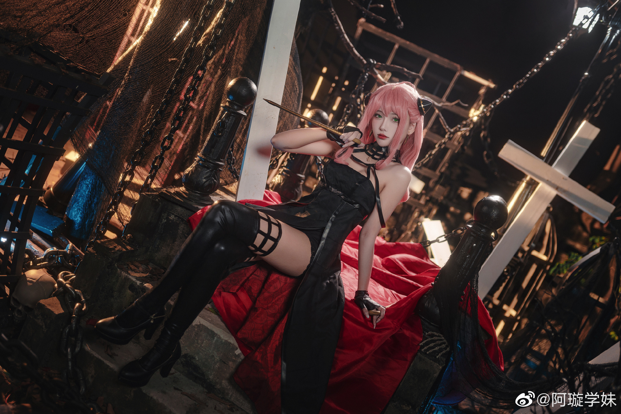 【COS】和我撒谎可是没有用的哦～ 间谍过家家 阿尼亚@阿璇学妹 COSPLAY-第10张