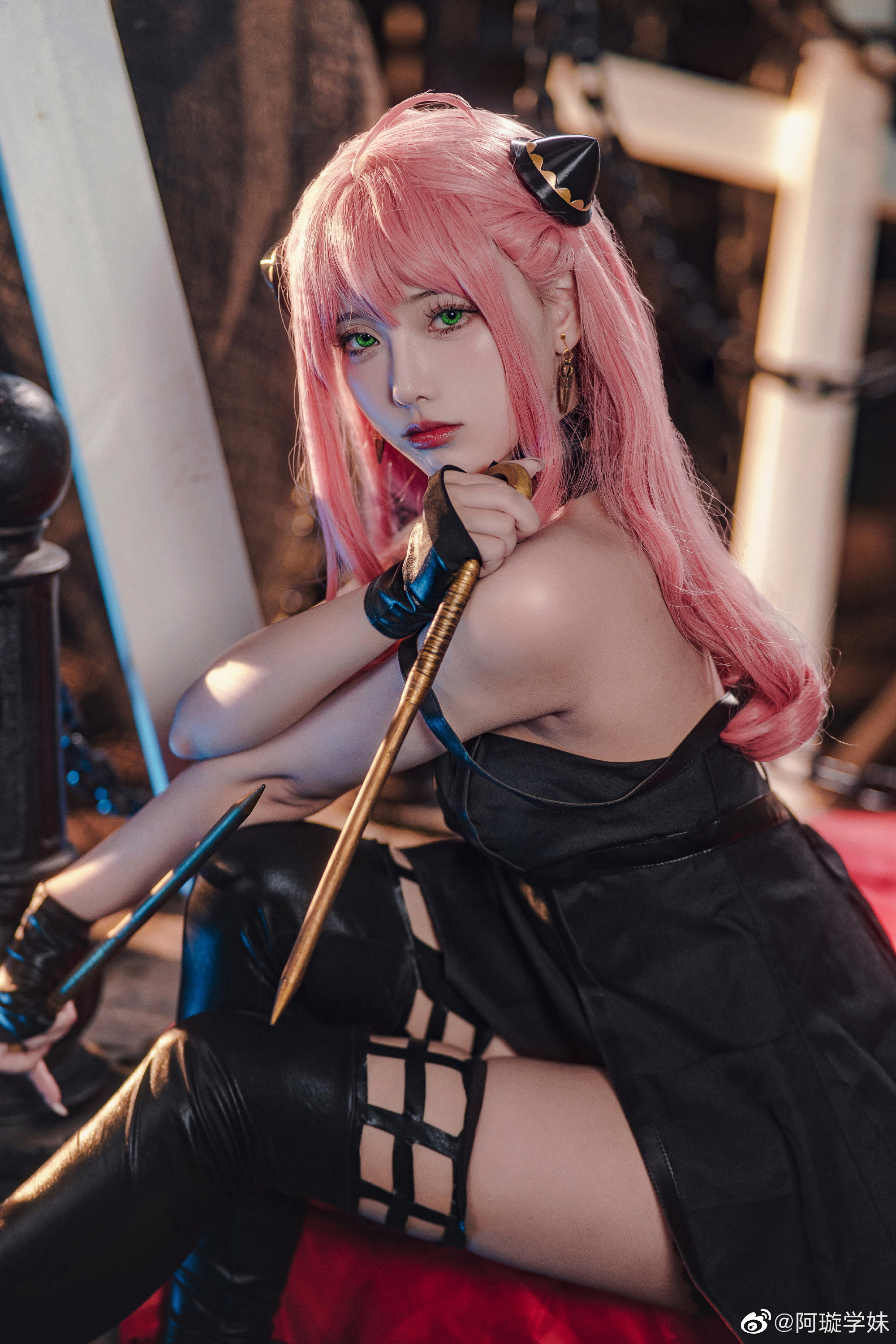 【COS】和我撒谎可是没有用的哦～ 间谍过家家 阿尼亚@阿璇学妹 COSPLAY-第14张