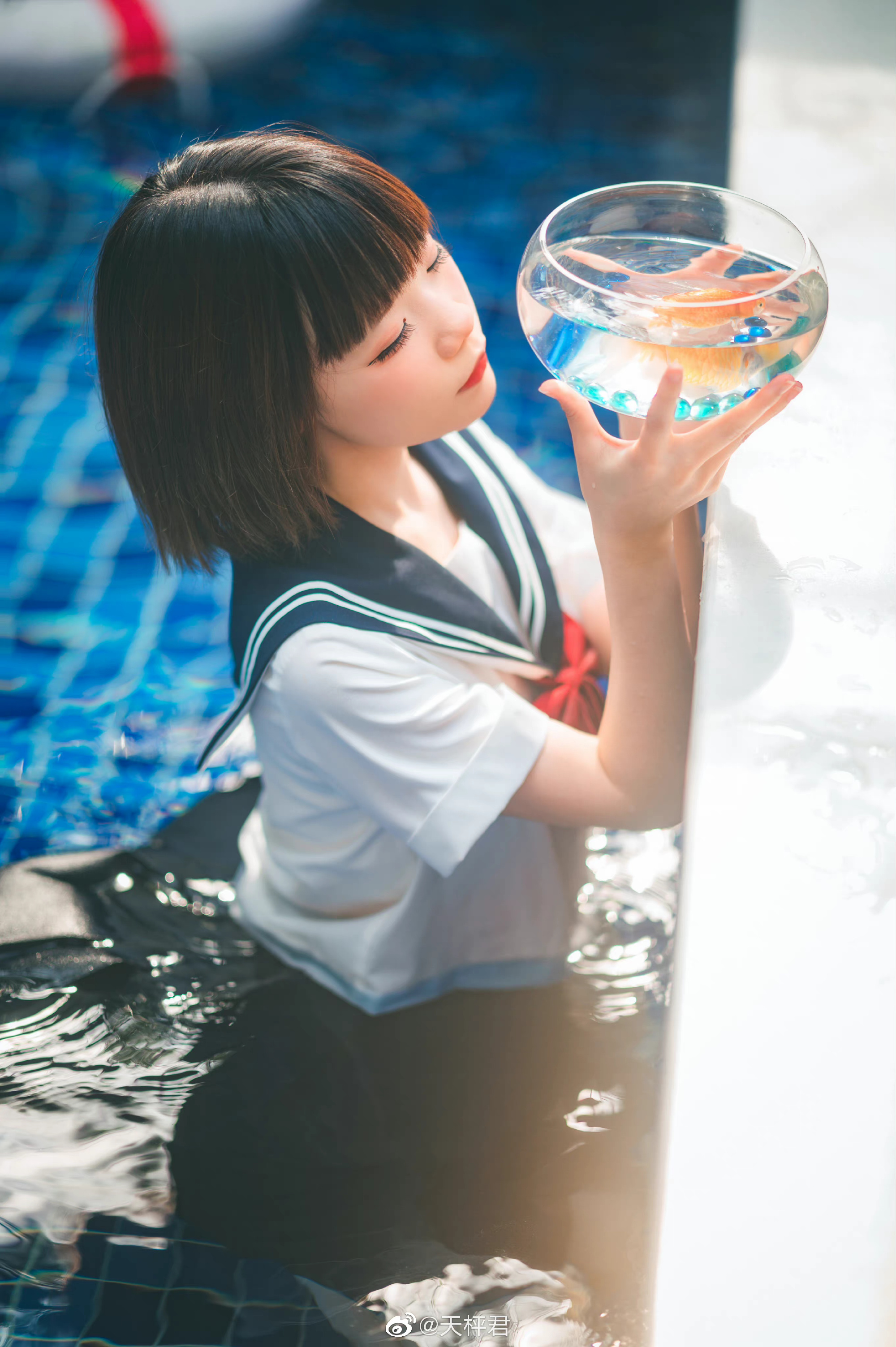 JK 你也想一起聆听夏季的蝉鸣吗？@铁打萌萌_moi JK-第4张