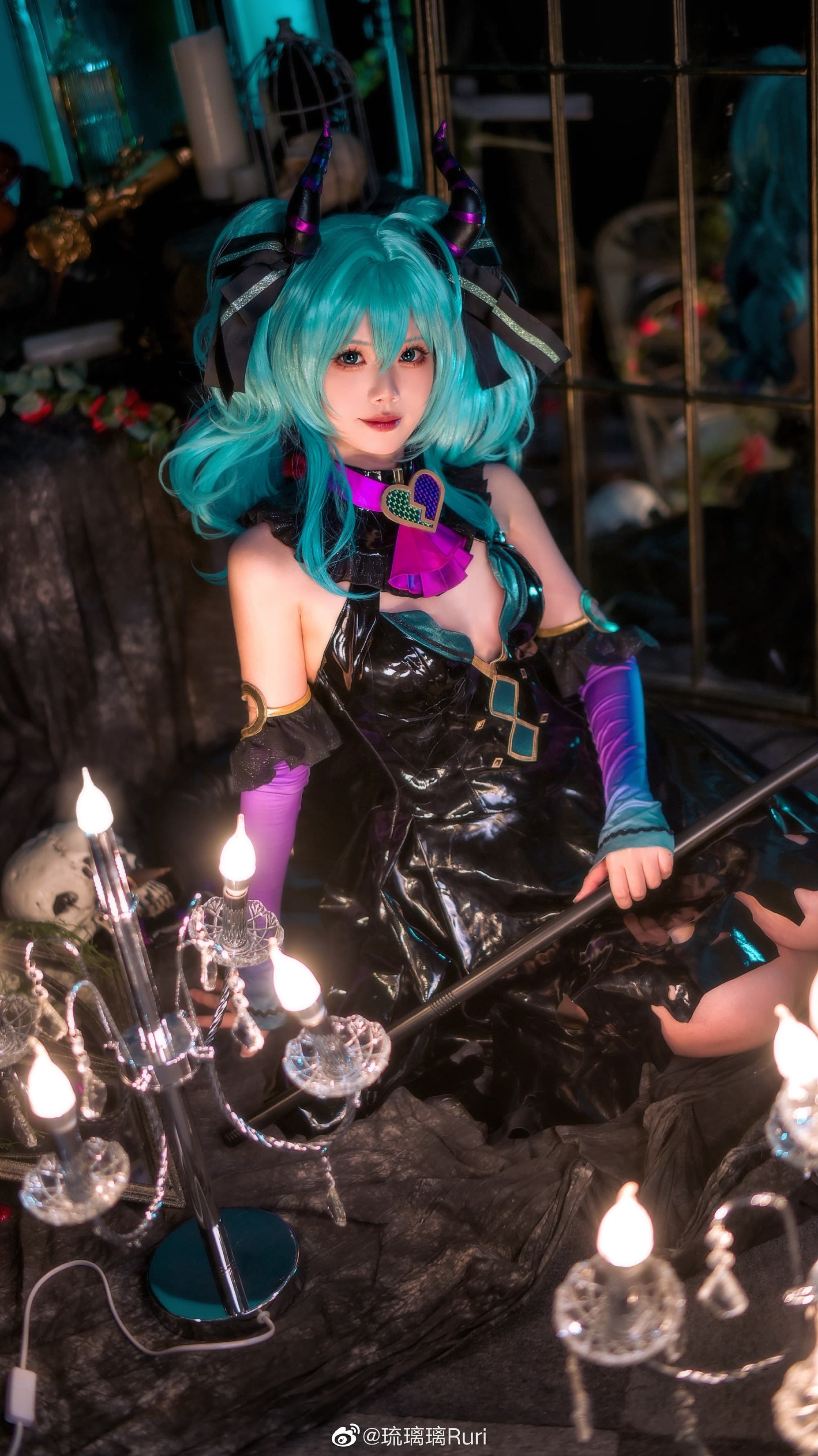 【COS】Hatsune Miku Villan Ver.? 初音未来@琉璃璃Ruri COSPLAY-第4张