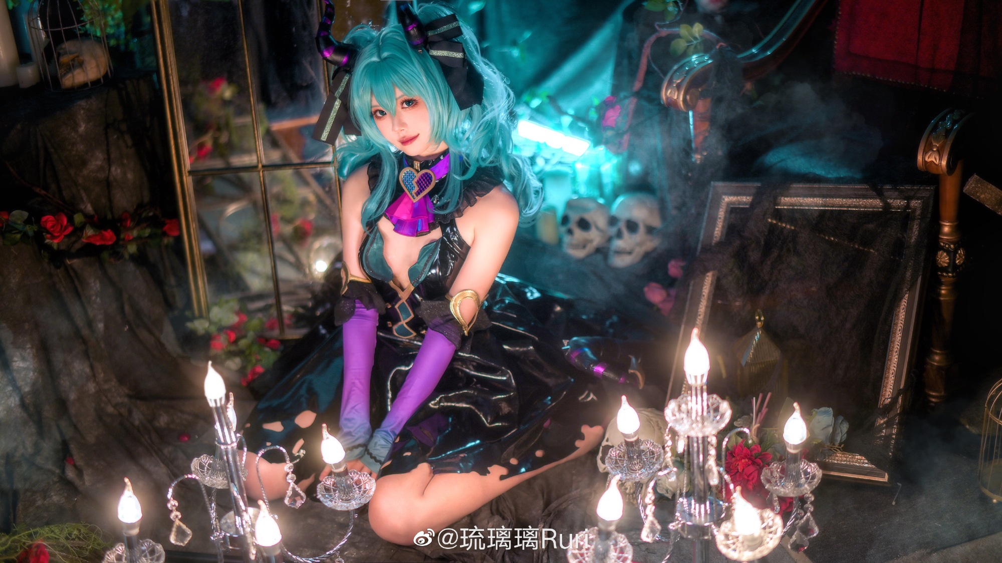 【COS】Hatsune Miku Villan Ver.? 初音未来@琉璃璃Ruri COSPLAY-第6张