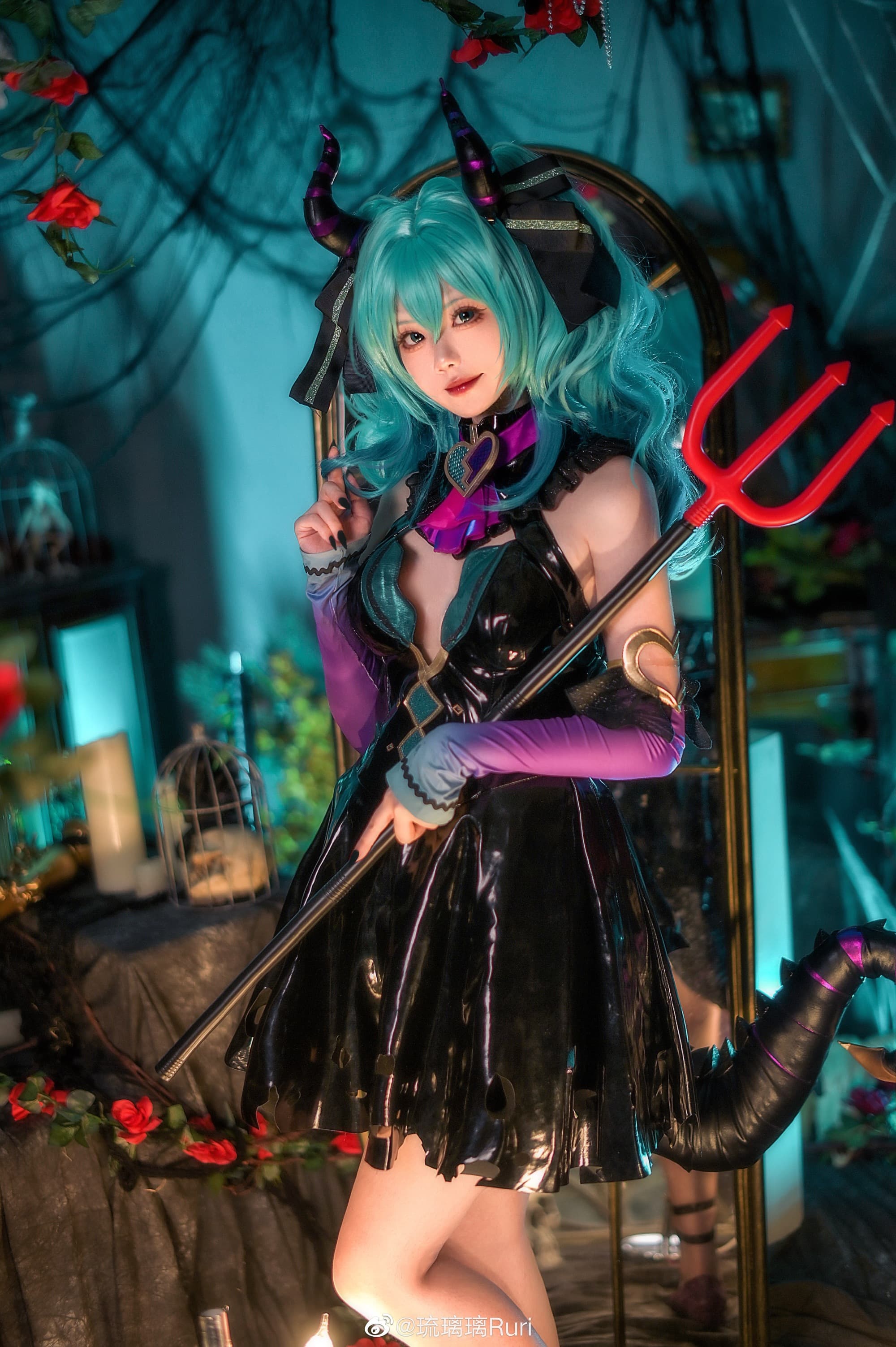 【COS】Hatsune Miku Villan Ver.? 初音未来@琉璃璃Ruri COSPLAY-第7张