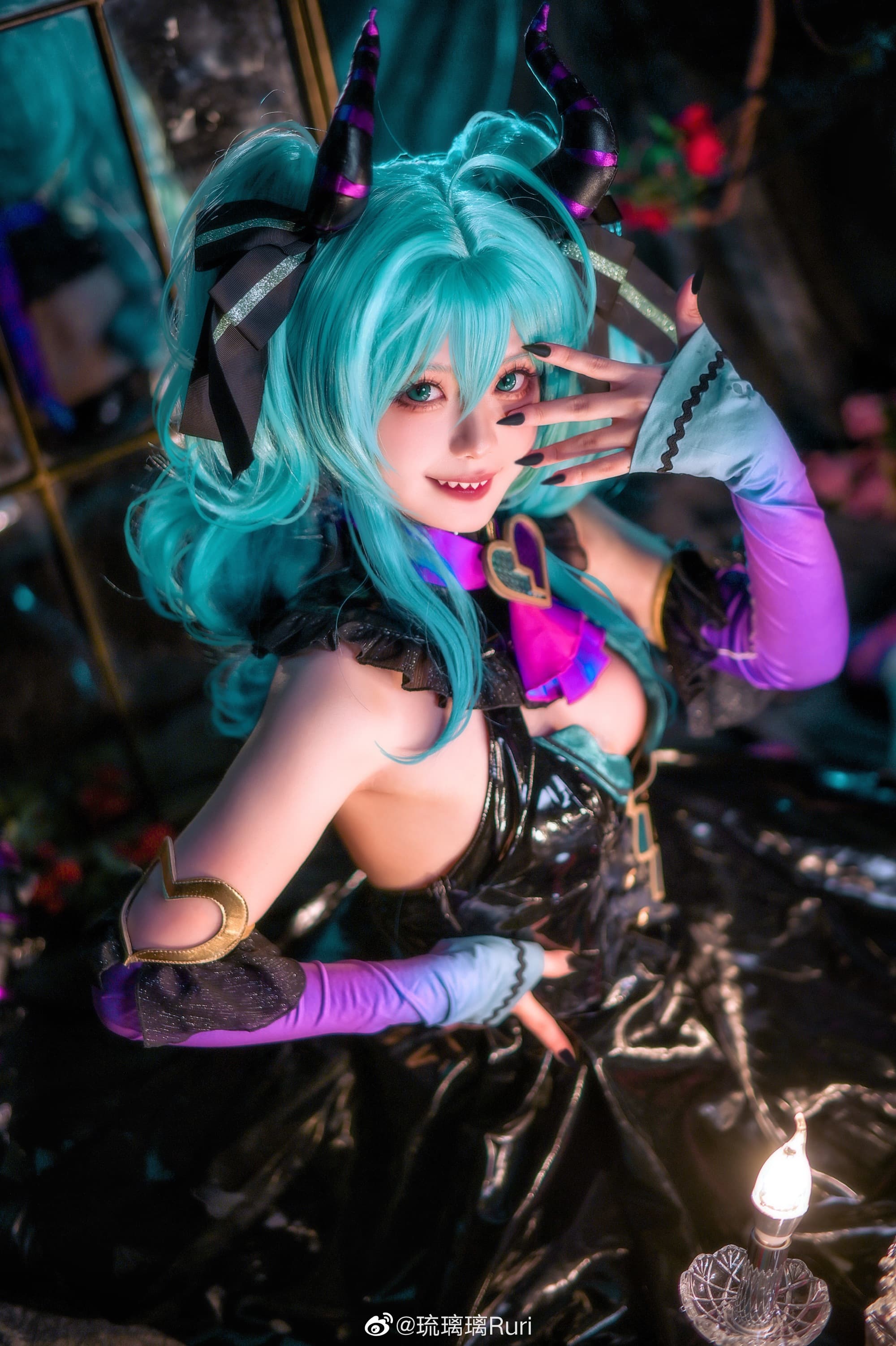【COS】Hatsune Miku Villan Ver.? 初音未来@琉璃璃Ruri COSPLAY-第8张