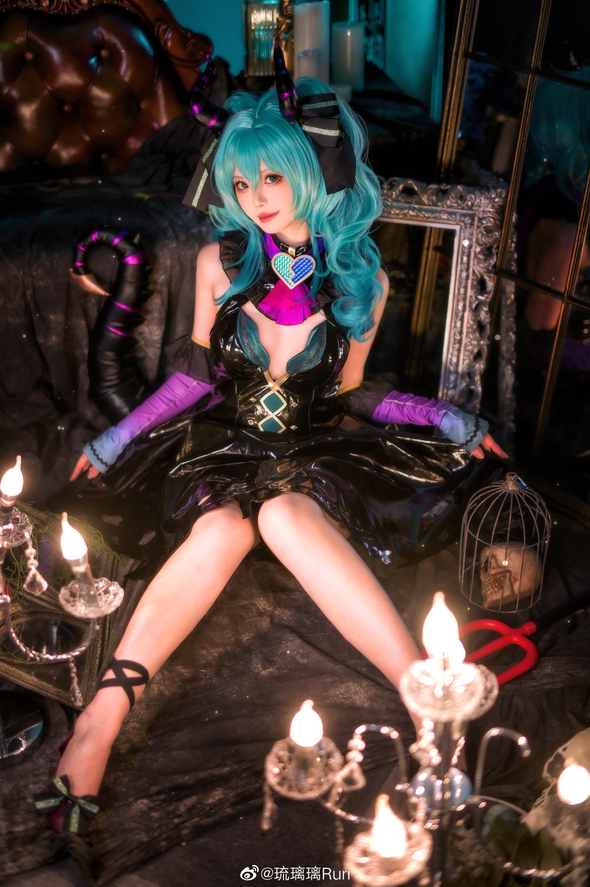【COS】Hatsune Miku Villan Ver.? 初音未来@琉璃璃Ruri COSPLAY-第10张