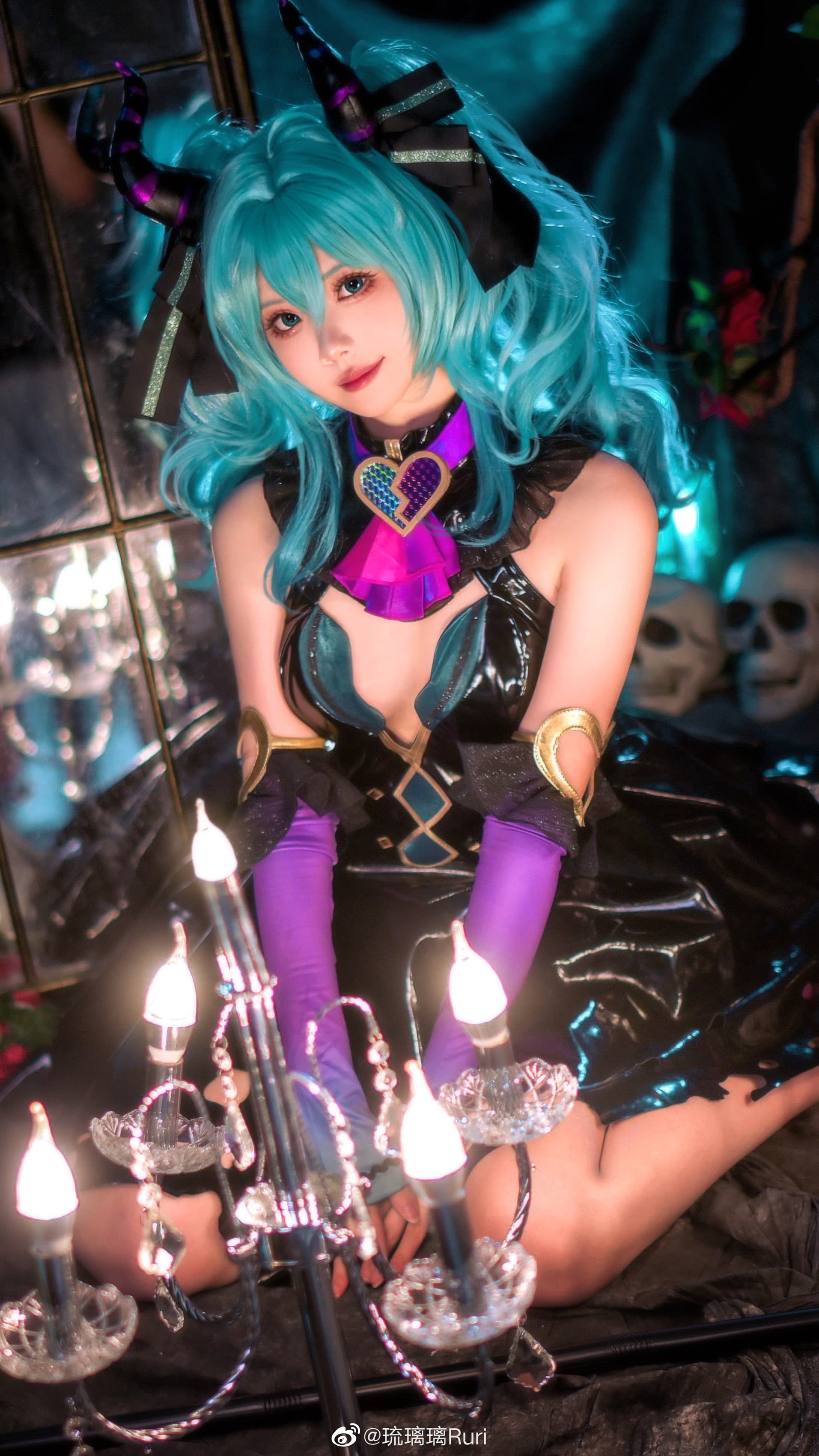 【COS】Hatsune Miku Villan Ver.? 初音未来@琉璃璃Ruri COSPLAY-第11张