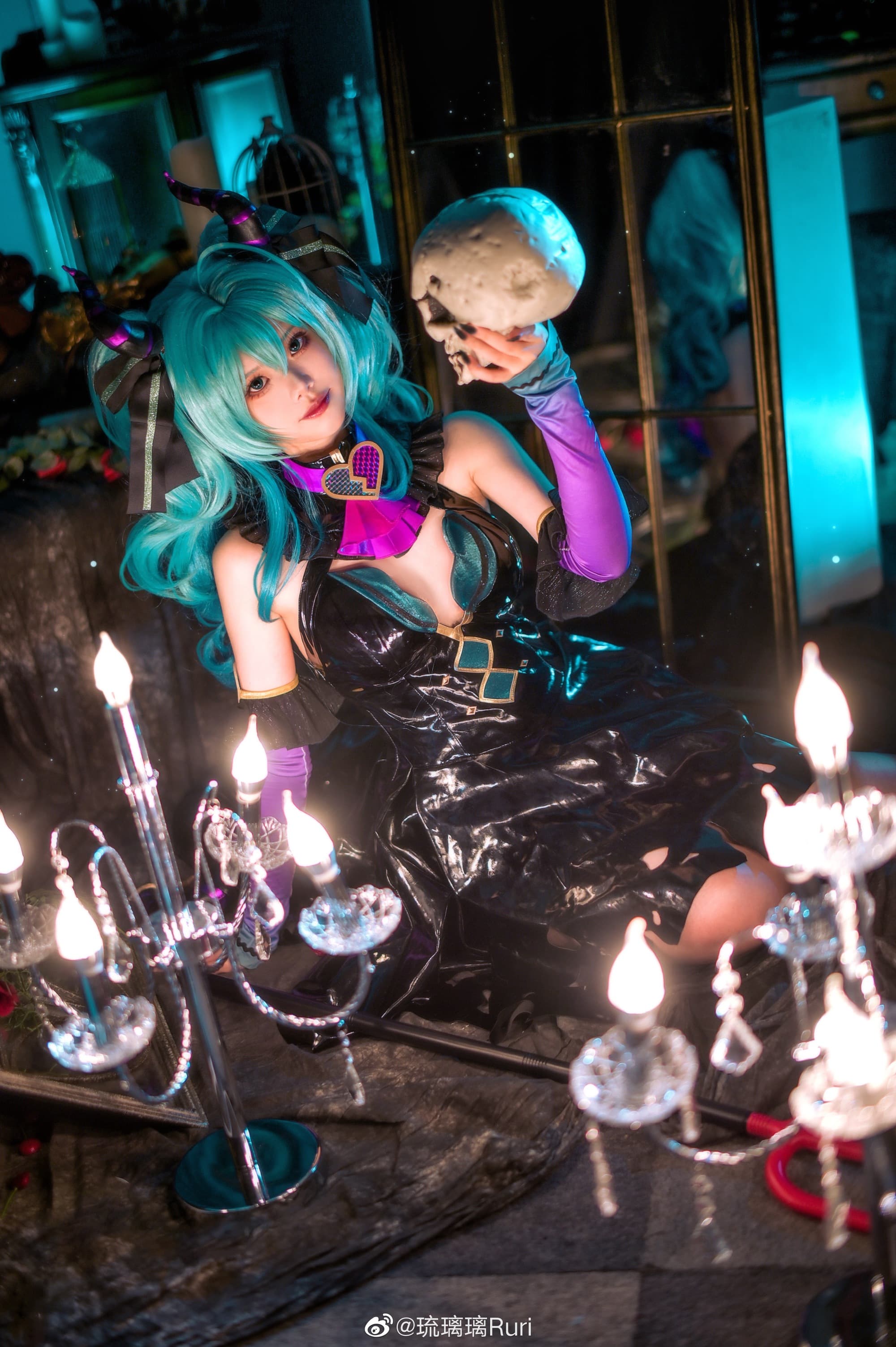 【COS】Hatsune Miku Villan Ver.? 初音未来@琉璃璃Ruri COSPLAY-第12张