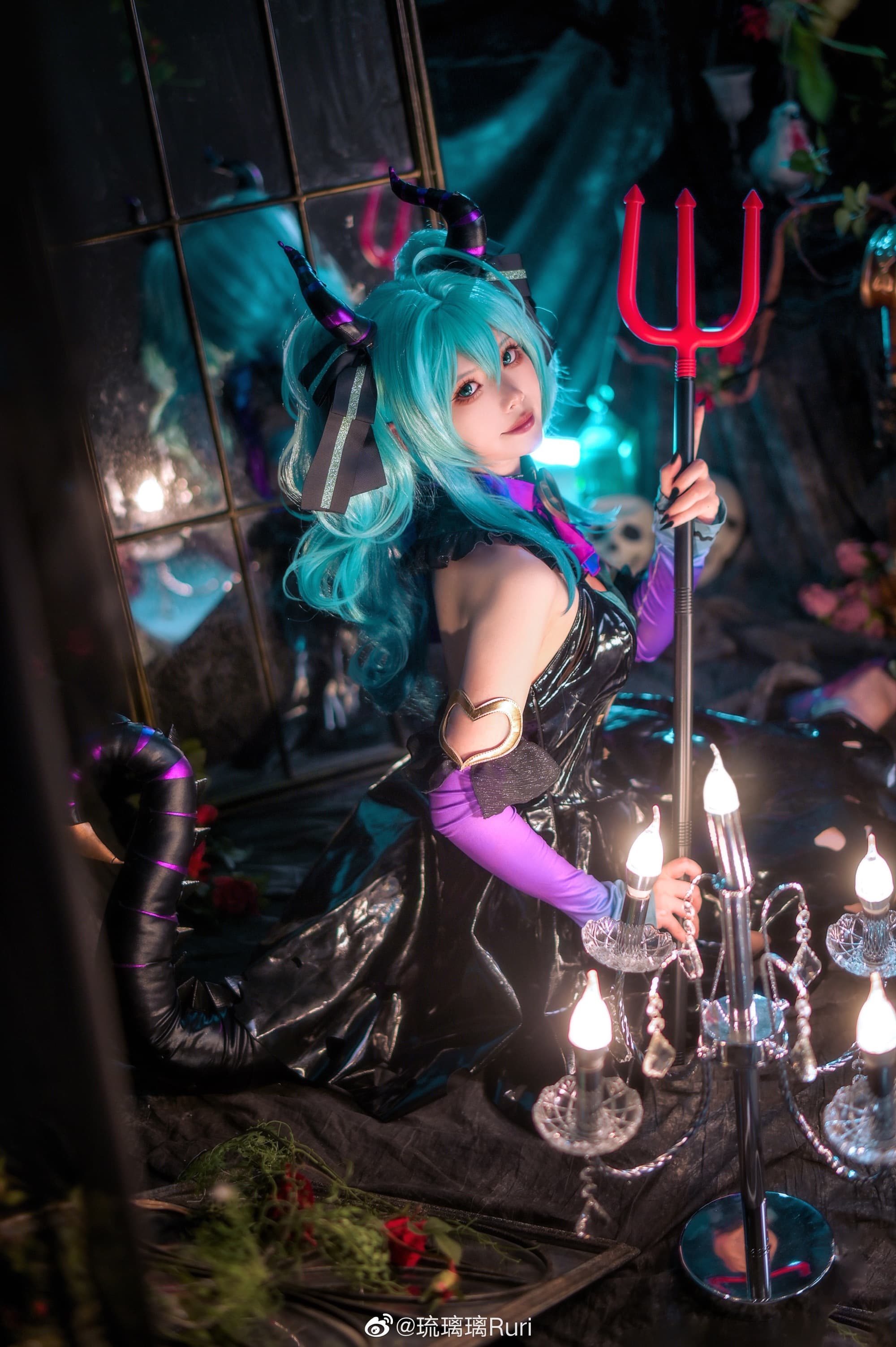 【COS】Hatsune Miku Villan Ver.? 初音未来@琉璃璃Ruri COSPLAY-第13张