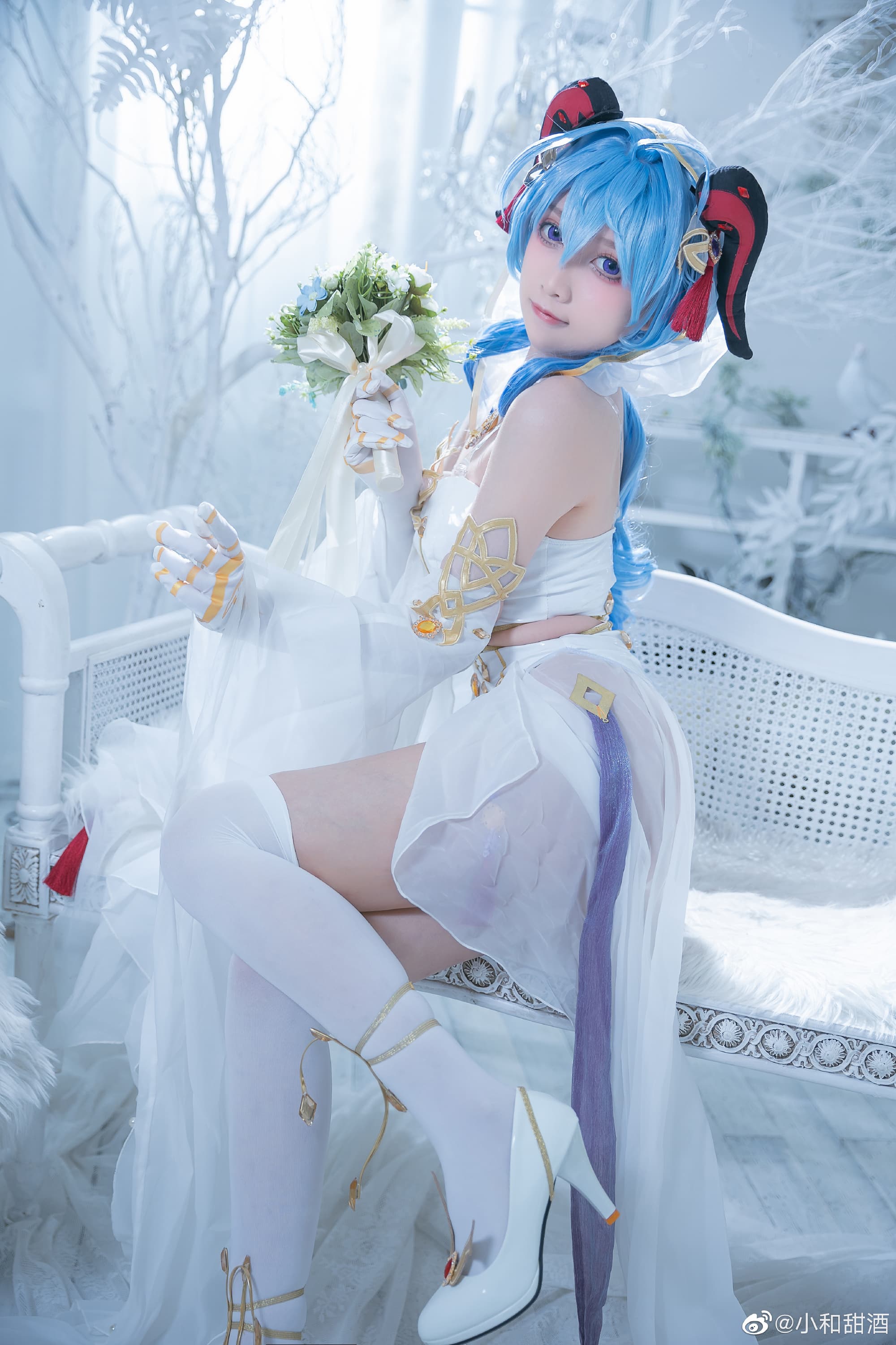 【COS】原神 -甘雨花嫁-@小和甜酒 COSPLAY-第3张