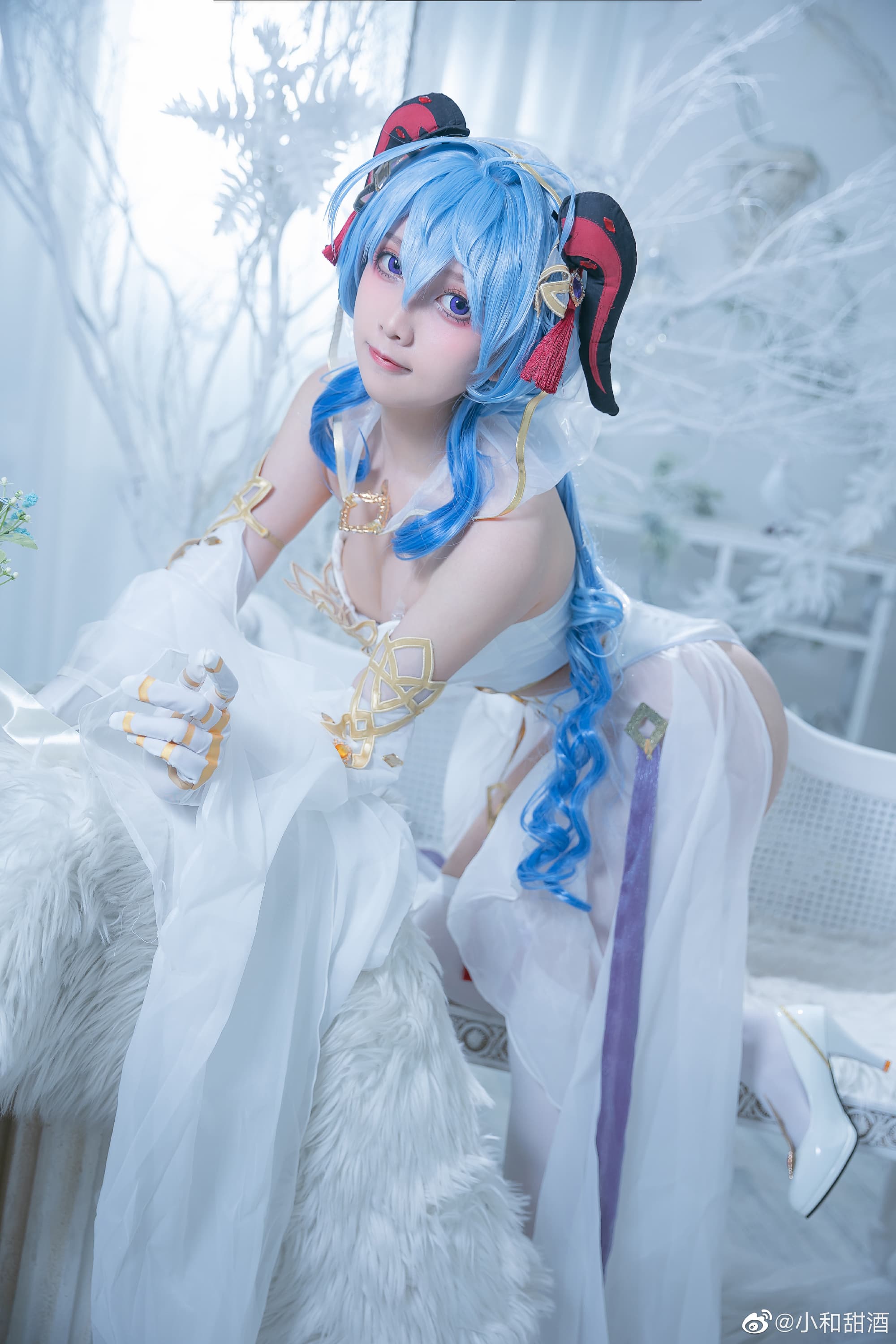 【COS】原神 -甘雨花嫁-@小和甜酒 COSPLAY-第4张