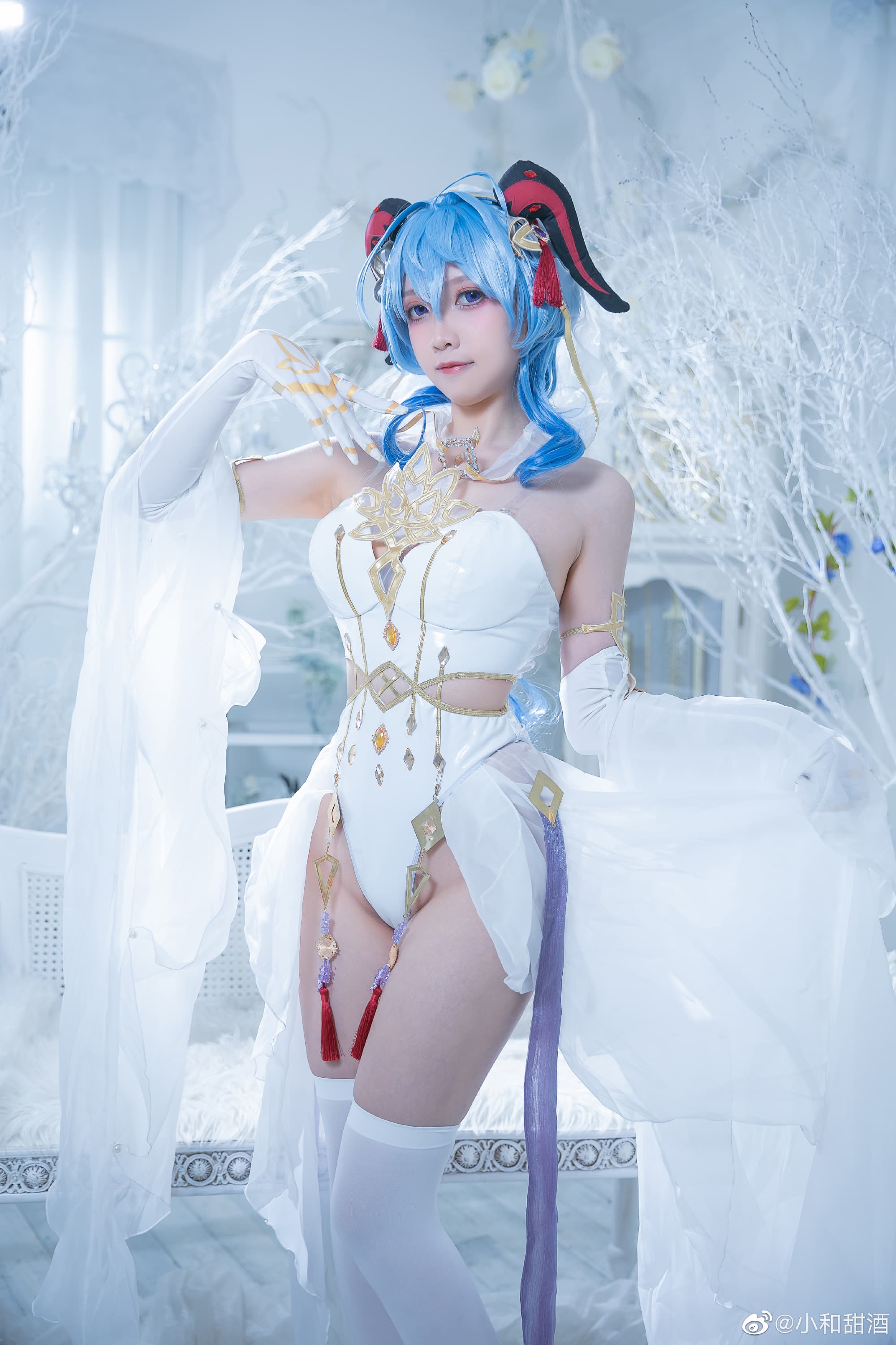 【COS】原神 -甘雨花嫁-@小和甜酒 COSPLAY-第7张