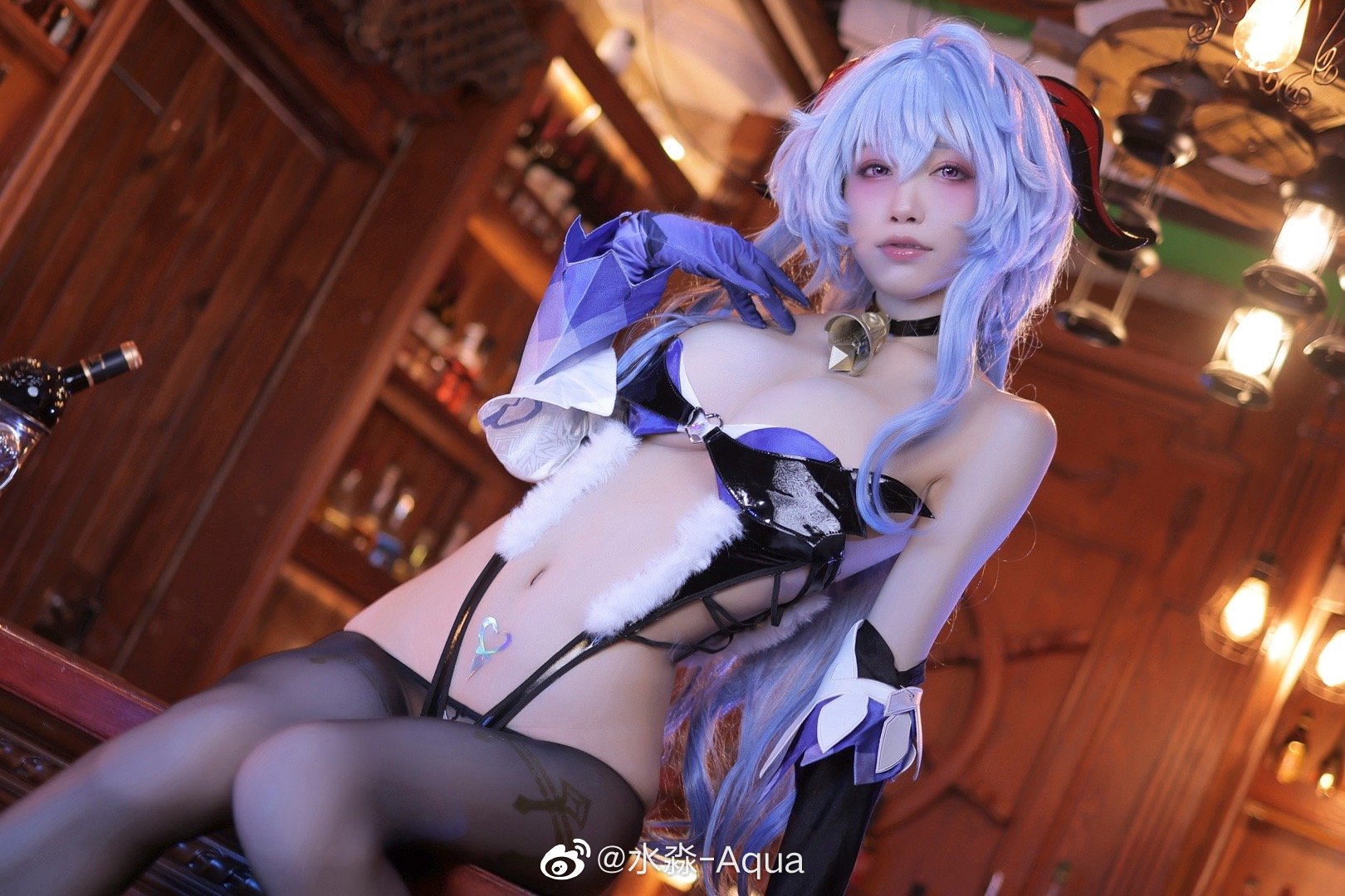 万圣节快乐～发点甘雨同人魅魔@水淼-Aqua COSPLAY-第4张