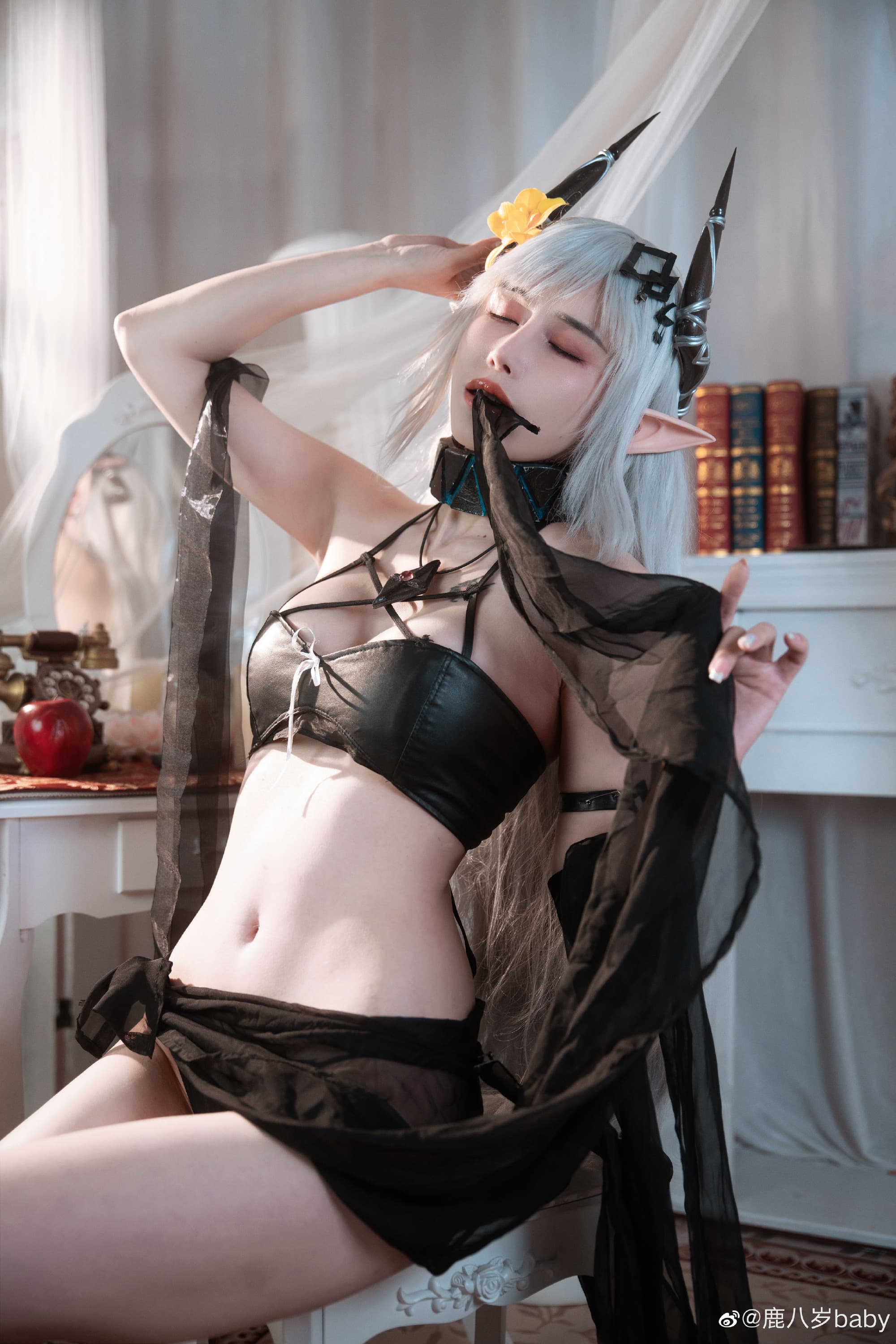 【COS】明日方舟 泥岩，我们一起去看海吧@鹿八岁baby COSPLAY-第3张