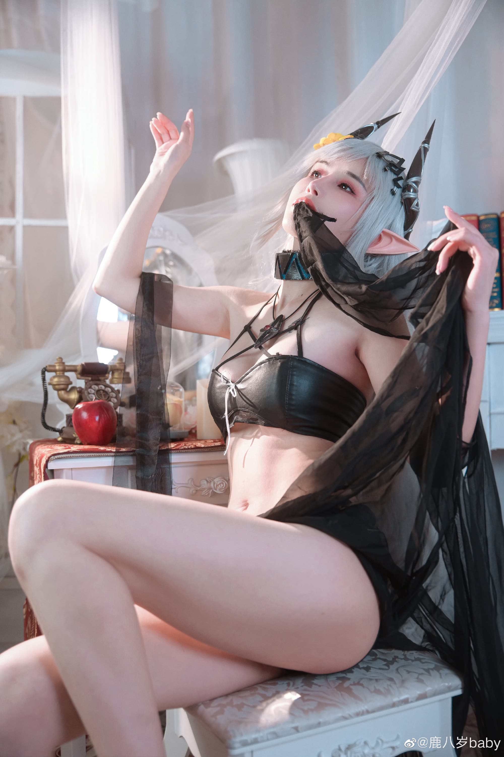 【COS】明日方舟 泥岩，我们一起去看海吧@鹿八岁baby COSPLAY-第4张