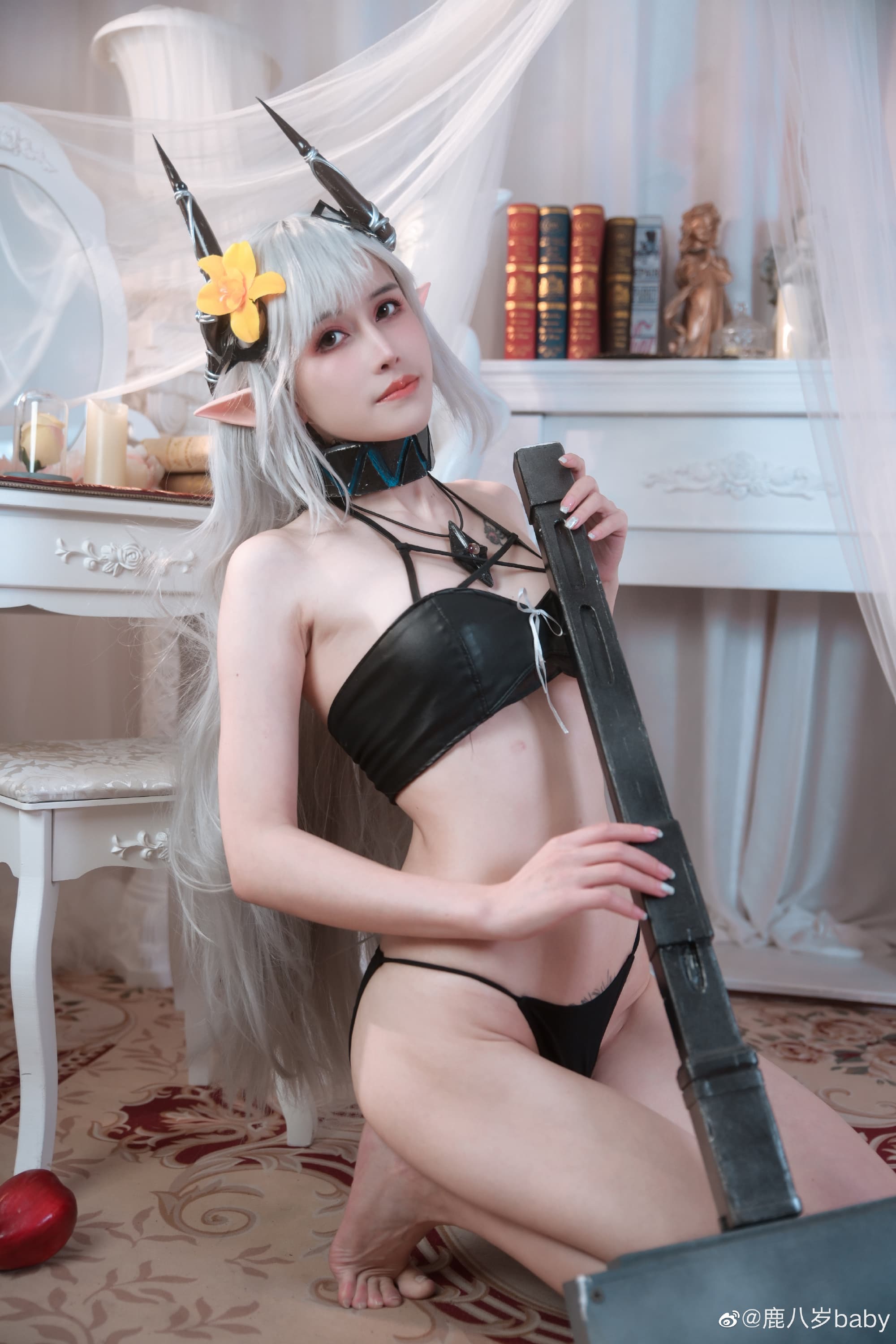 【COS】明日方舟 泥岩，我们一起去看海吧@鹿八岁baby COSPLAY-第9张