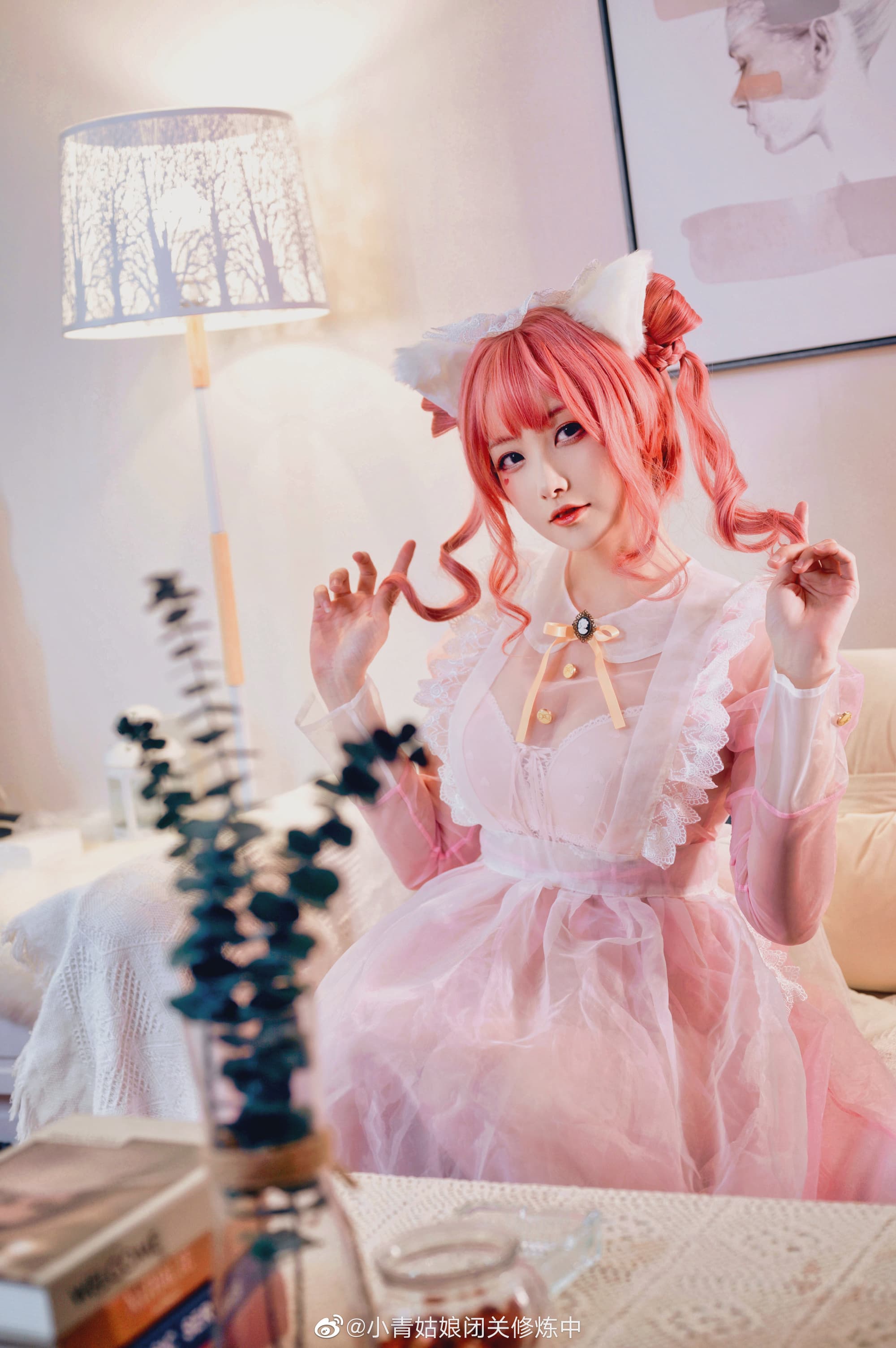 透明女仆终于出片啦。会被和谐几张我也不知道，随缘吧。@小青姑娘闭关修炼中 COSPLAY-第9张