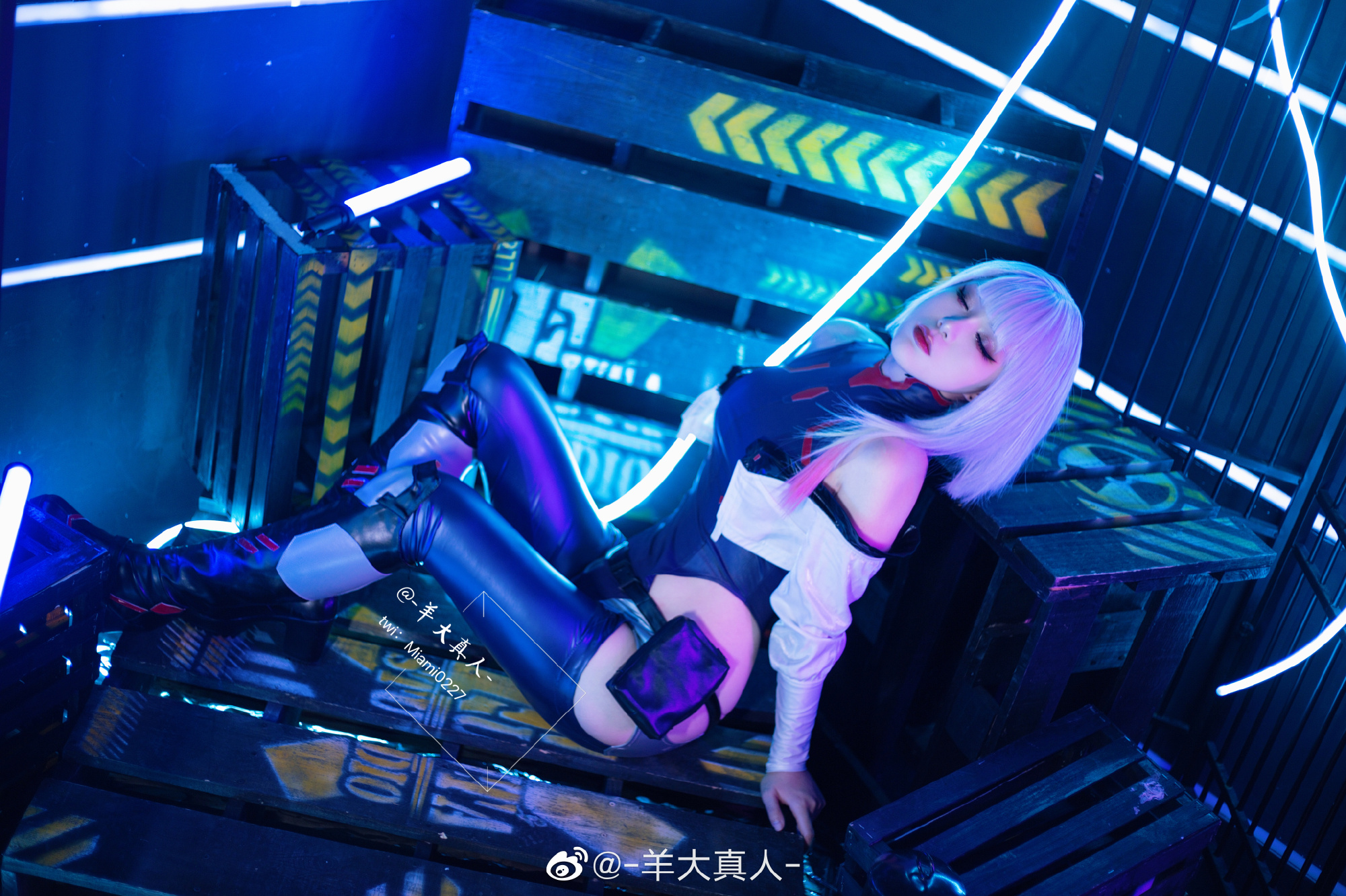 【 COS正片】 你的梦想，我一定会为你实现。 赛博朋克边缘行者🌒露西「夜之城」@-羊大真人- COSPLAY-第11张