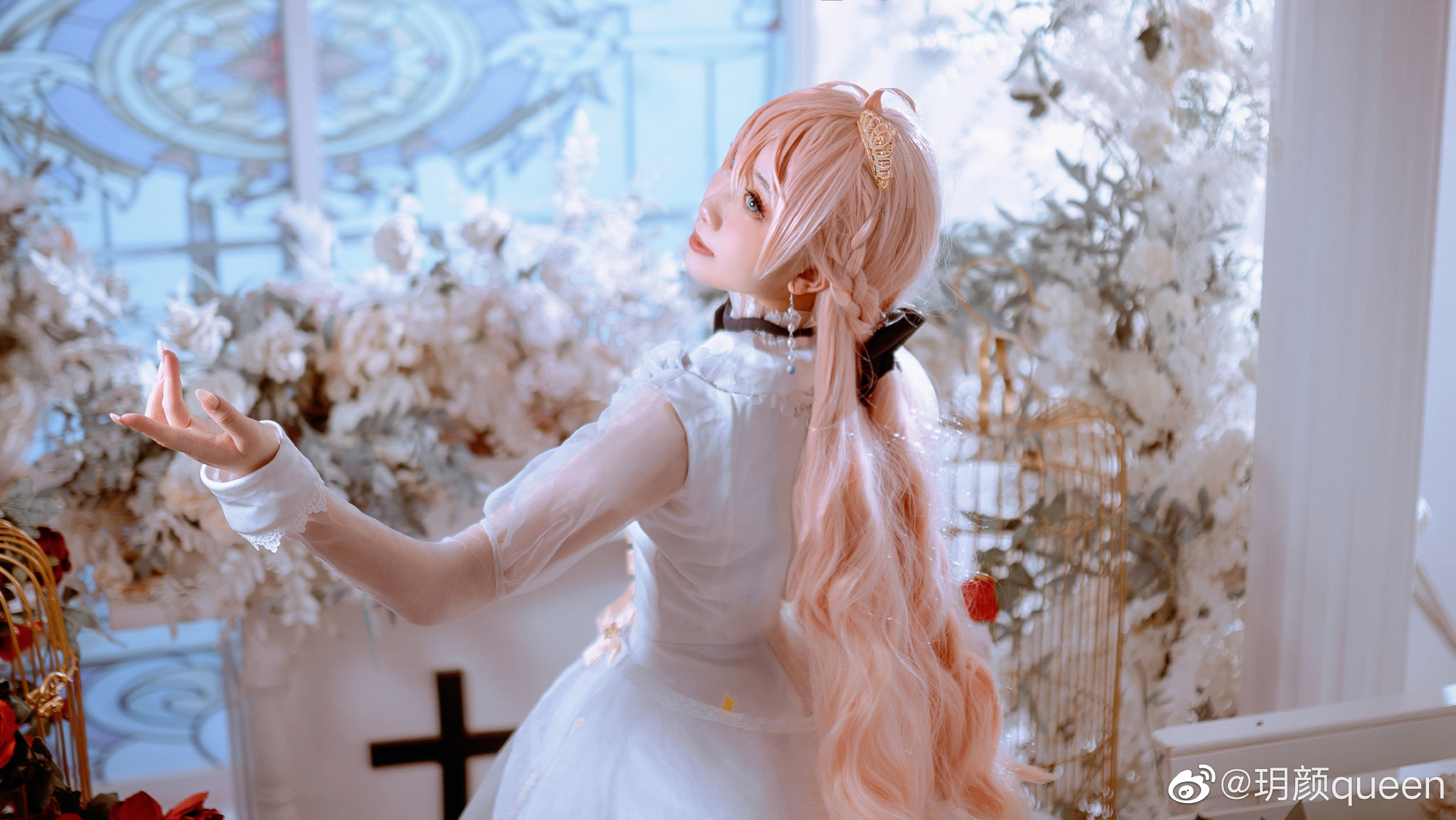 cos正片 被钻石和星光包围的异世界公主 罗伊娜@玥颜queen COSPLAY-第2张
