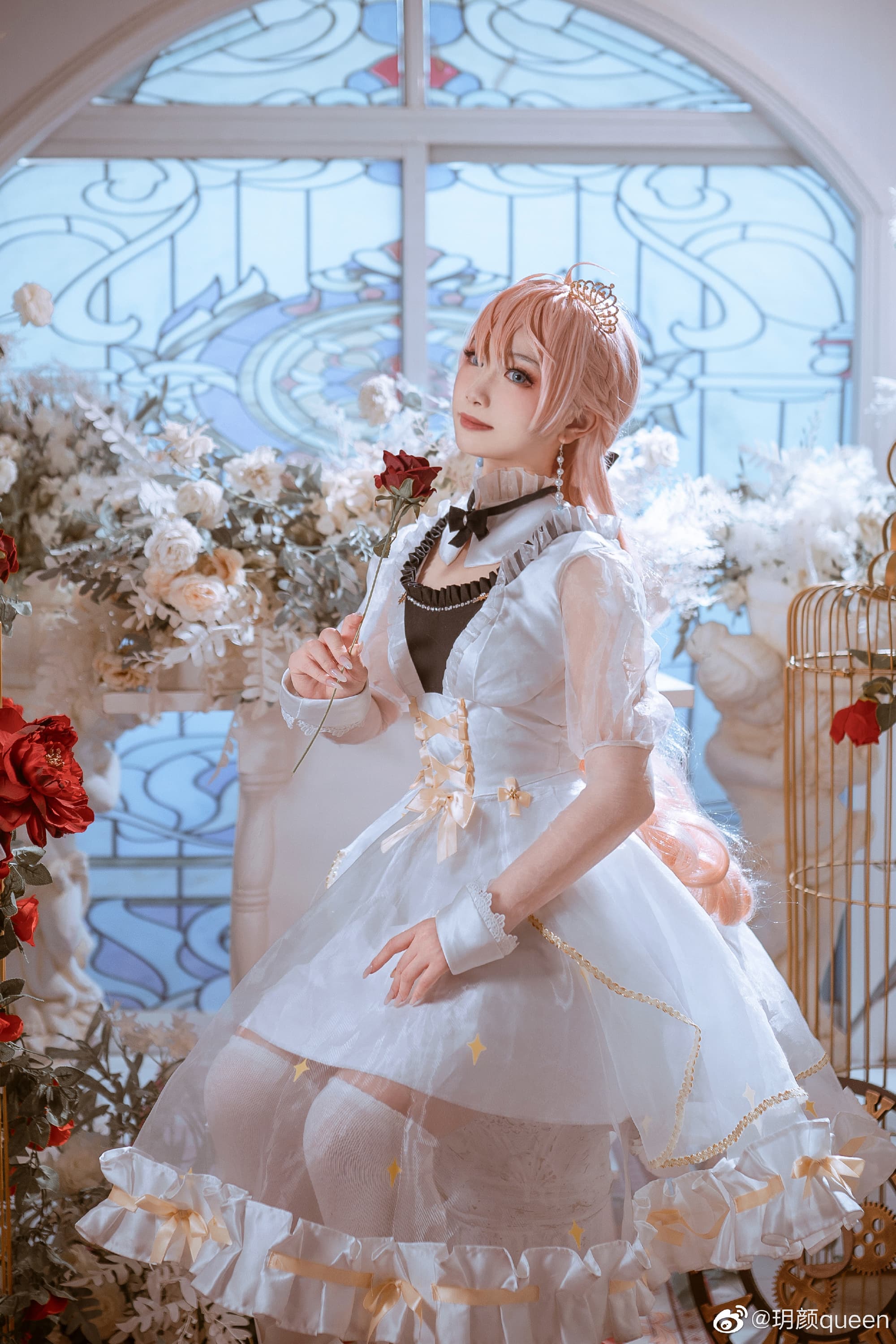 cos正片 被钻石和星光包围的异世界公主 罗伊娜@玥颜queen COSPLAY-第4张
