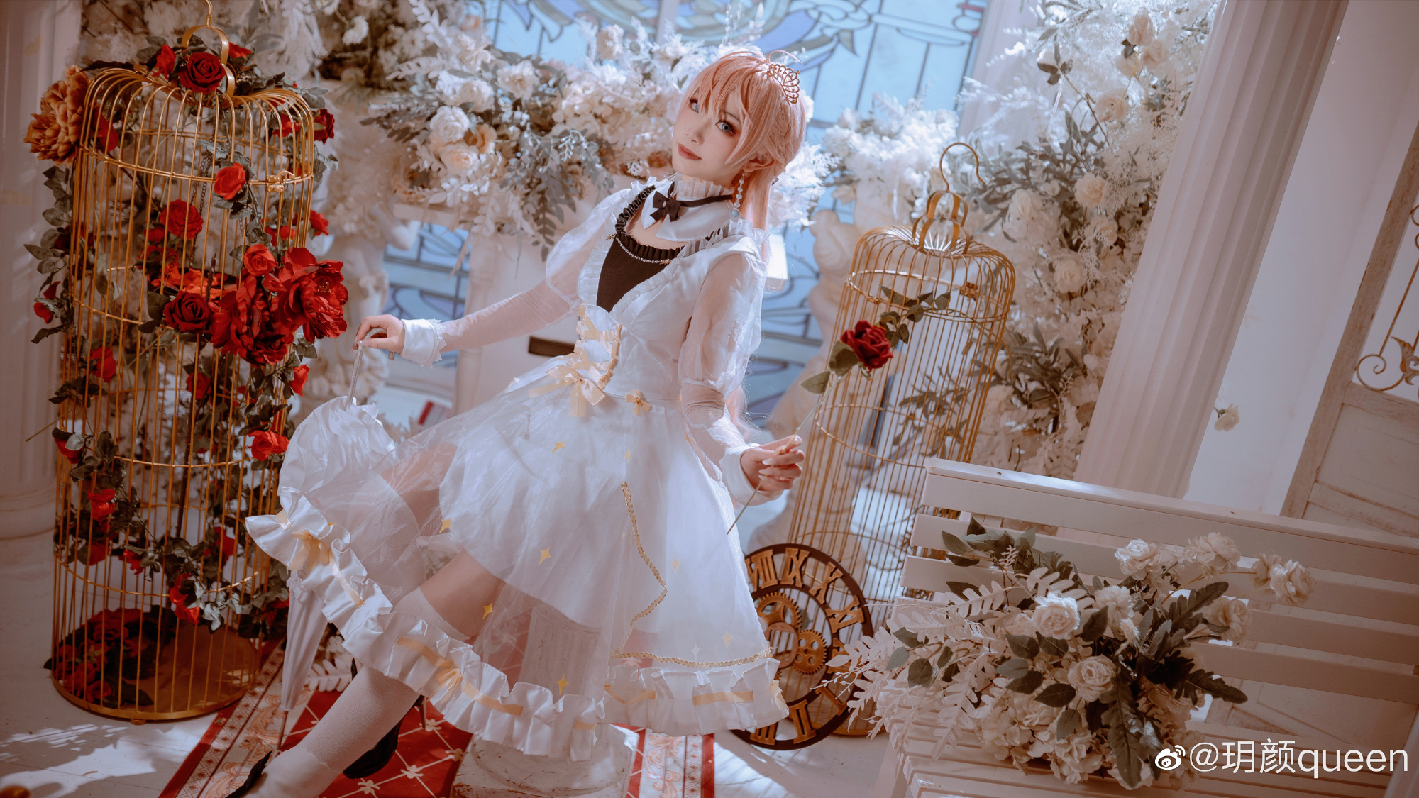 cos正片 被钻石和星光包围的异世界公主 罗伊娜@玥颜queen COSPLAY-第5张