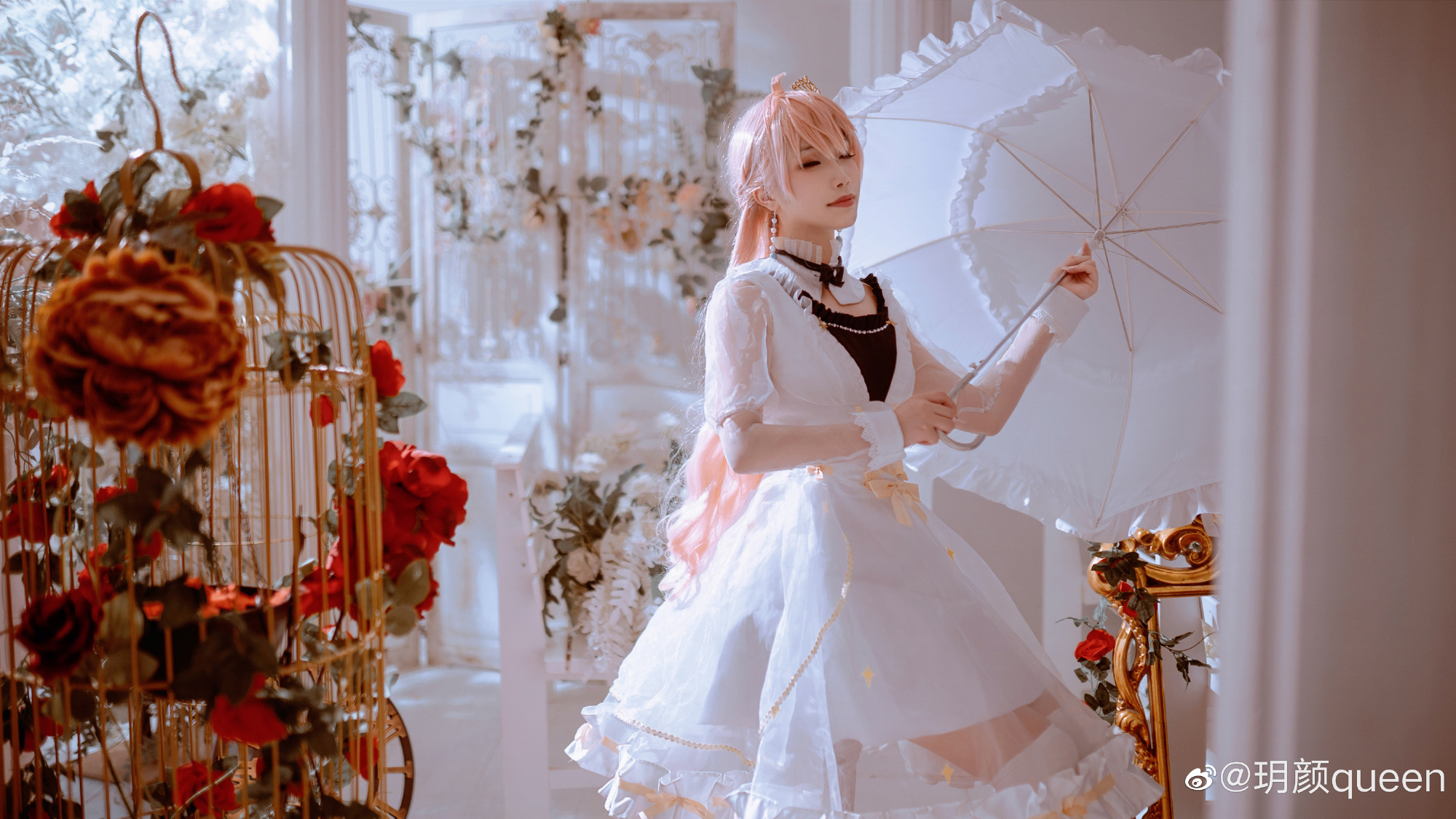 cos正片 被钻石和星光包围的异世界公主 罗伊娜@玥颜queen COSPLAY-第15张
