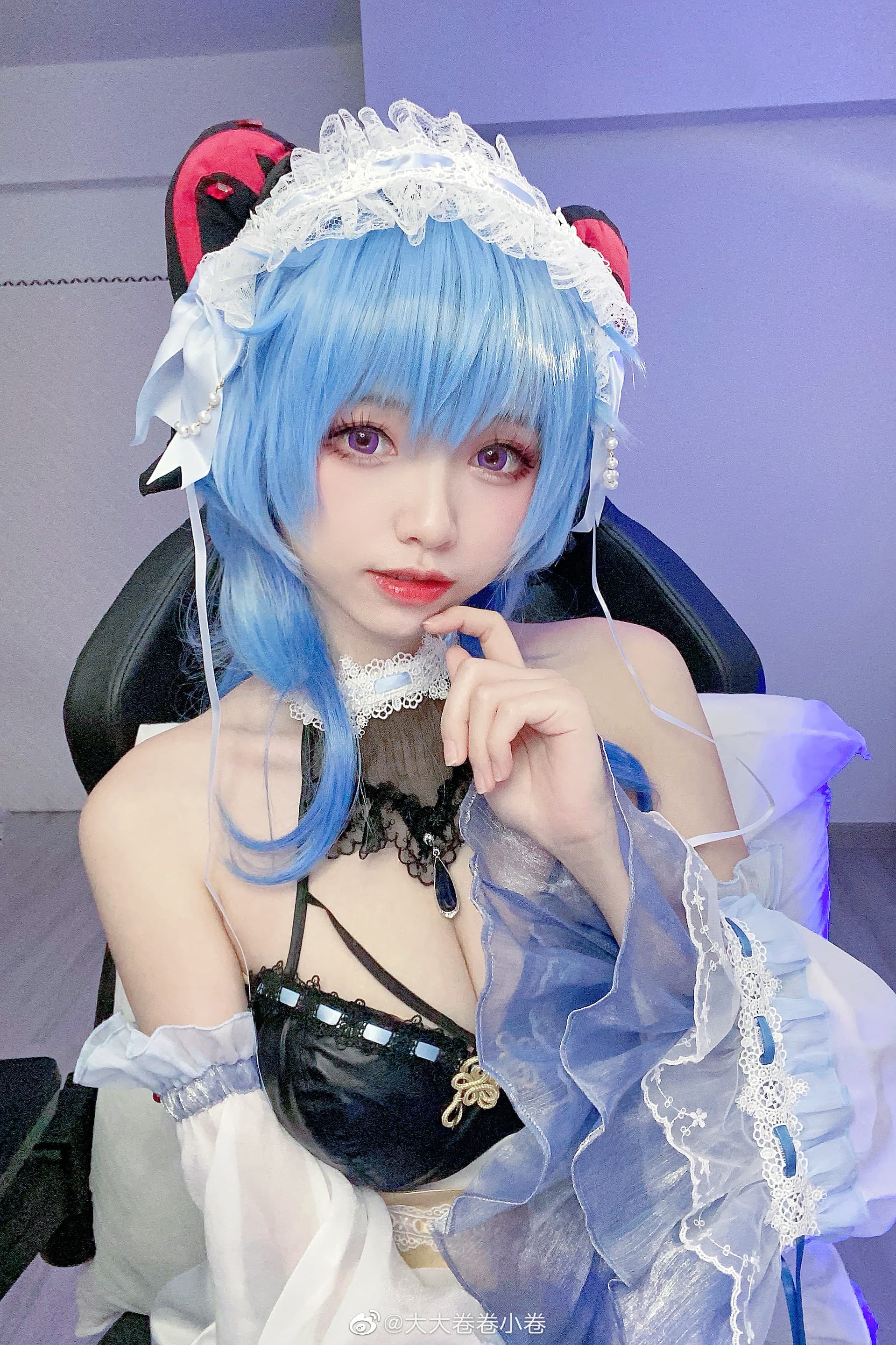 【COS】原神 请…不要摸我的角… ​​​@大大卷卷小卷 COSPLAY-第1张