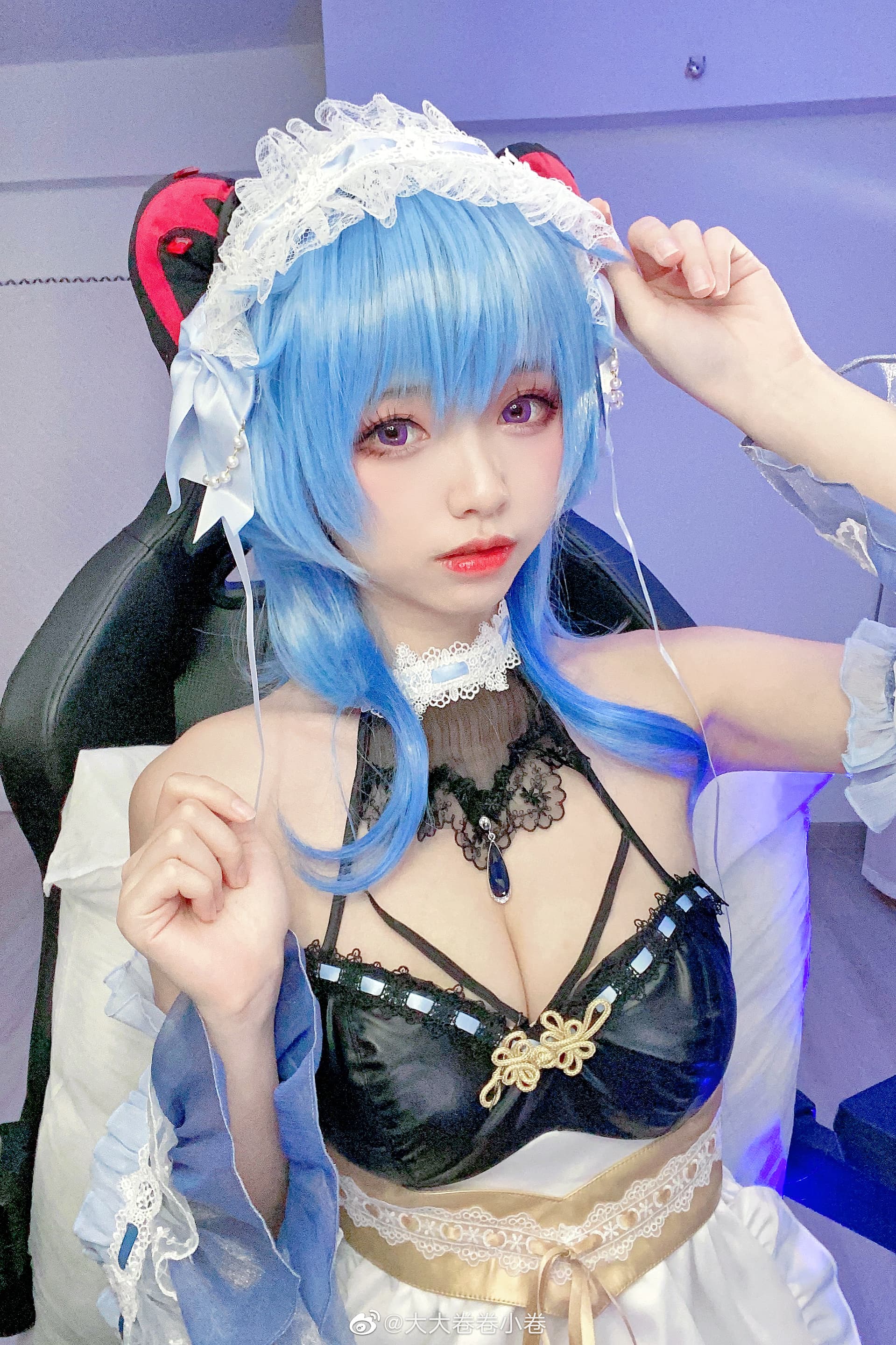 【COS】原神 请…不要摸我的角… ​​​@大大卷卷小卷 COSPLAY-第8张