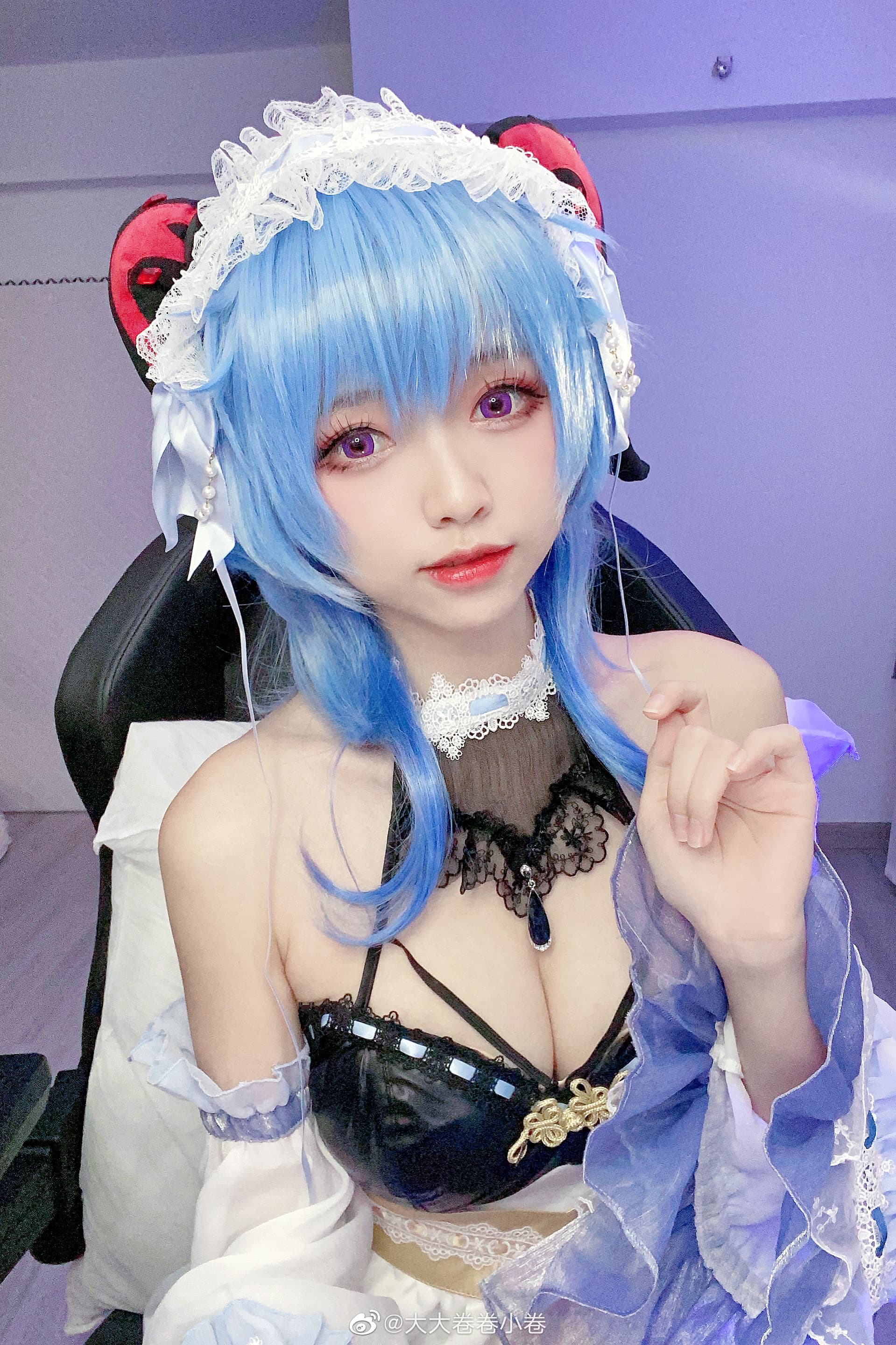 【COS】原神 请…不要摸我的角… ​​​@大大卷卷小卷 COSPLAY-第9张