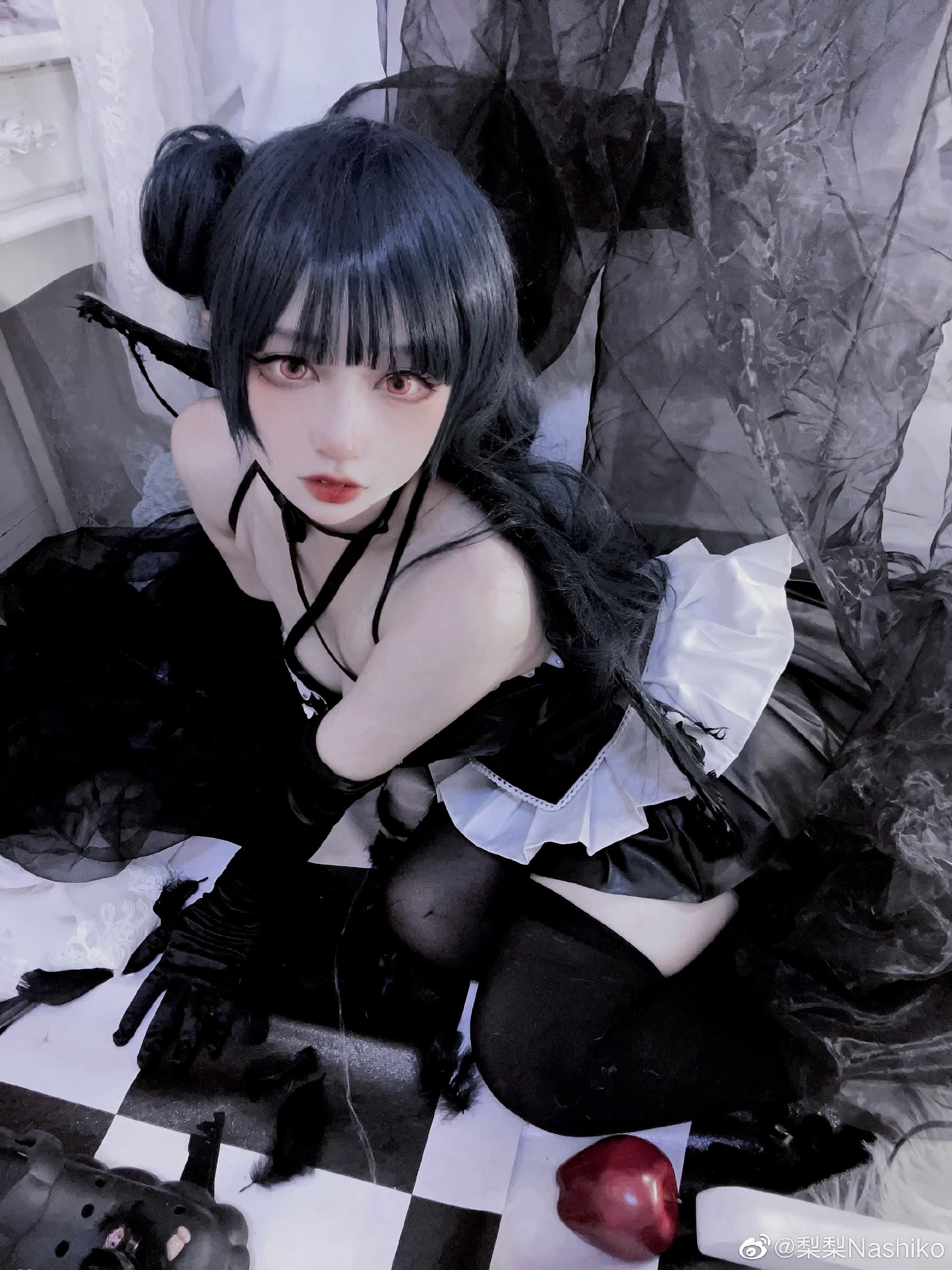 【COS】怎样？和夜羽一起堕落吧♡ lovelive@梨梨Nashiko COSPLAY-第1张