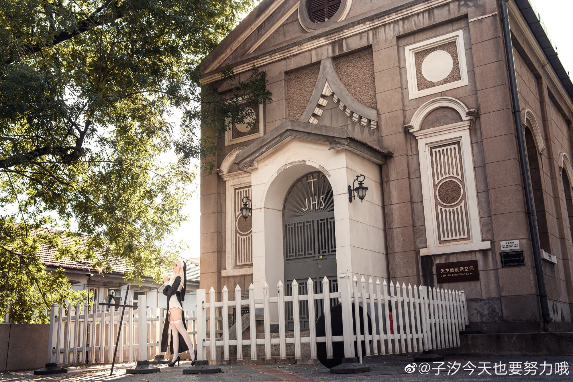 【COS】万能的神啊，请接受我的审判吧  修女part 1–-祈祷篇@子汐今天也要努力哦 COSPLAY-第9张
