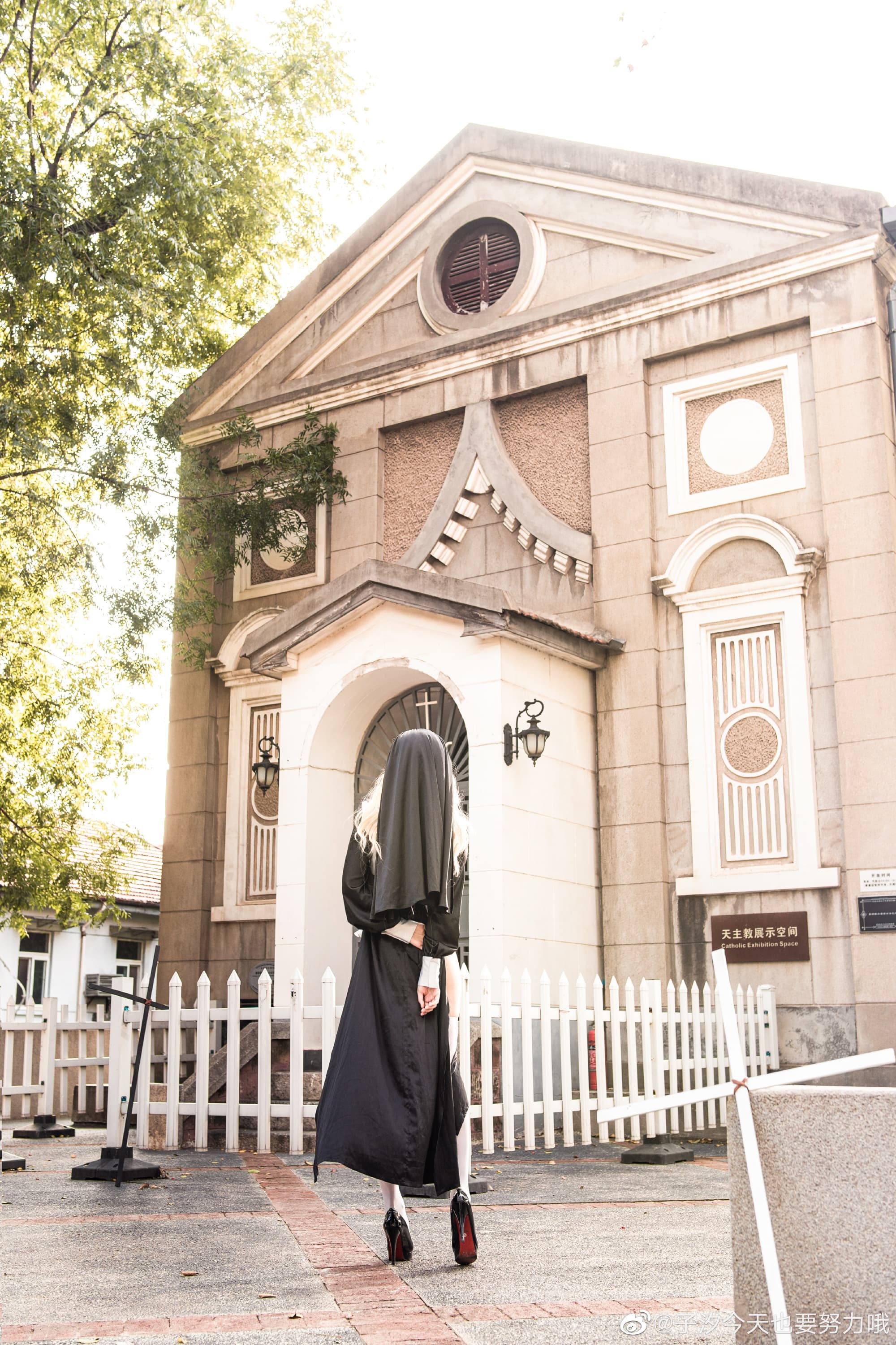 【COS】万能的神啊，请接受我的审判吧  修女part 1–-祈祷篇@子汐今天也要努力哦 COSPLAY-第10张