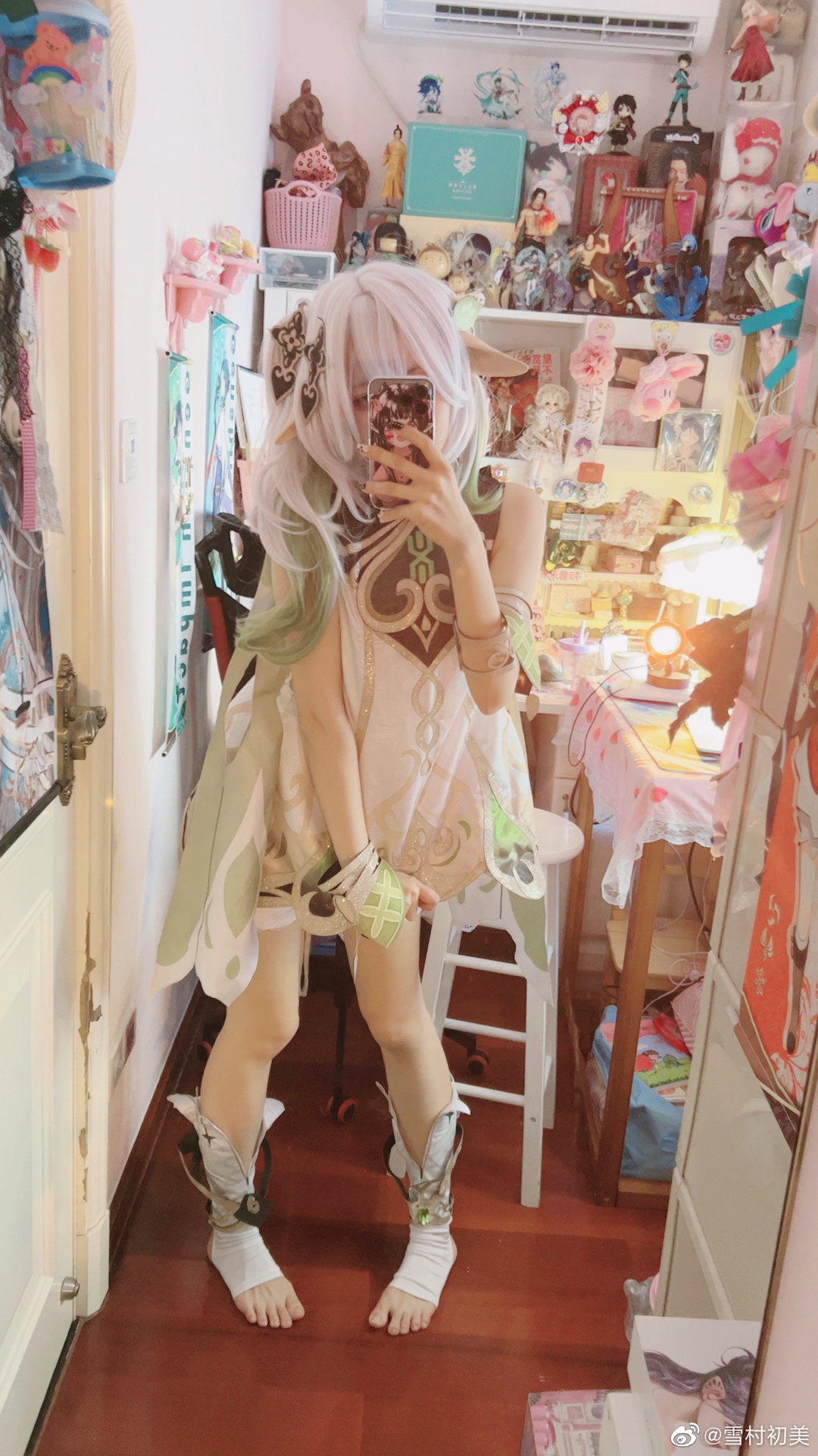 cos试妆 对啦我叫纳西妲哦～ 原神草神 纳西妲@雪村初美 COSPLAY-第2张