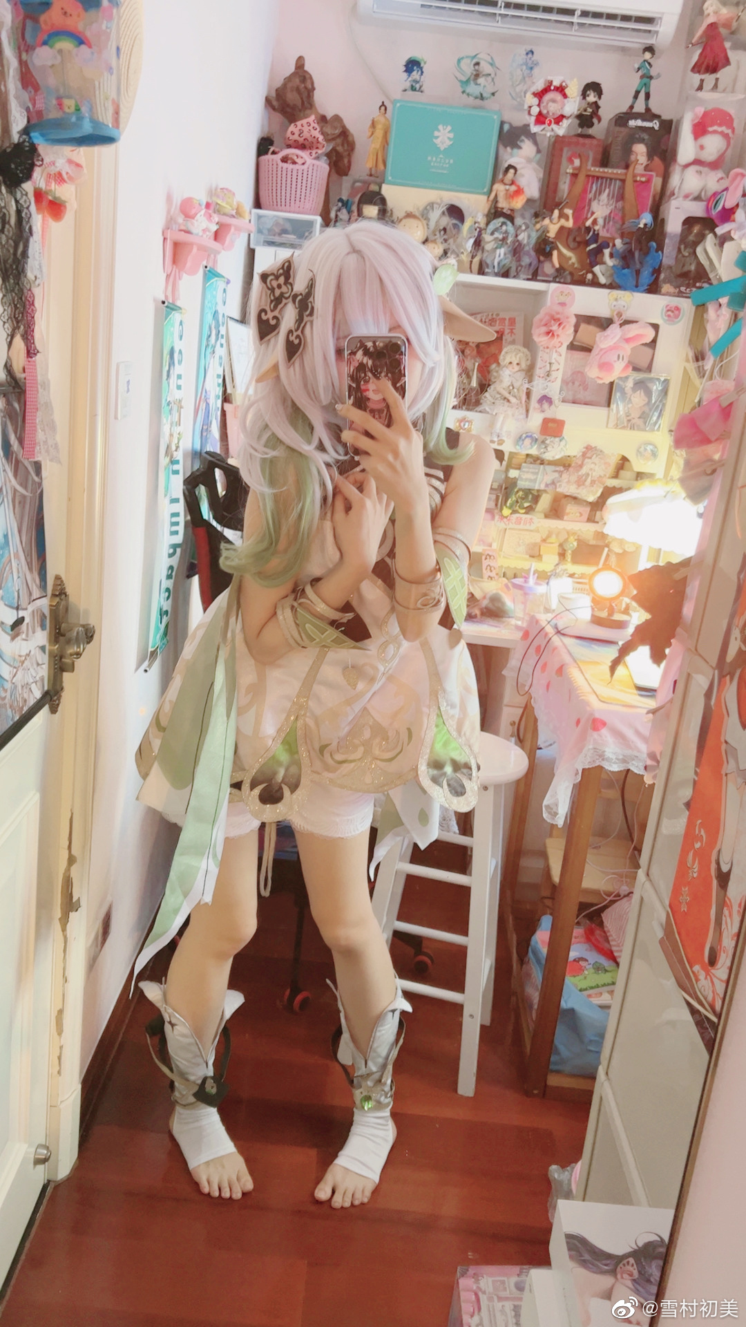 cos试妆 对啦我叫纳西妲哦～ 原神草神 纳西妲@雪村初美 COSPLAY-第4张