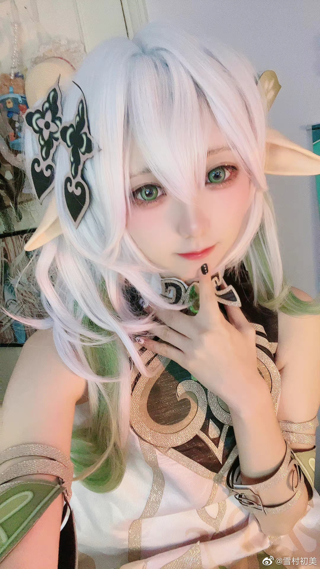cos试妆 对啦我叫纳西妲哦～ 原神草神 纳西妲@雪村初美 COSPLAY-第5张