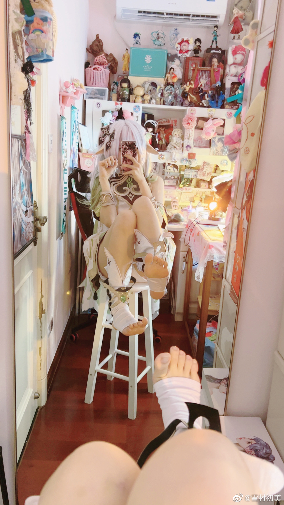 cos试妆 对啦我叫纳西妲哦～ 原神草神 纳西妲@雪村初美 COSPLAY-第7张