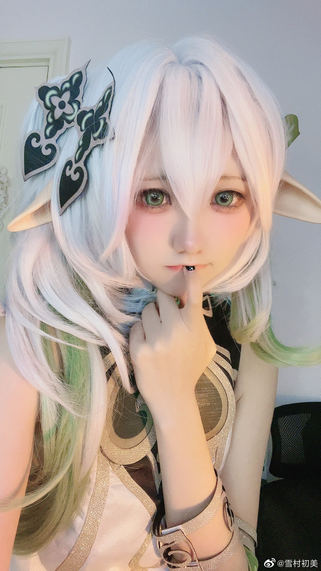 cos试妆 对啦我叫纳西妲哦～ 原神草神 纳西妲@雪村初美 COSPLAY-第8张