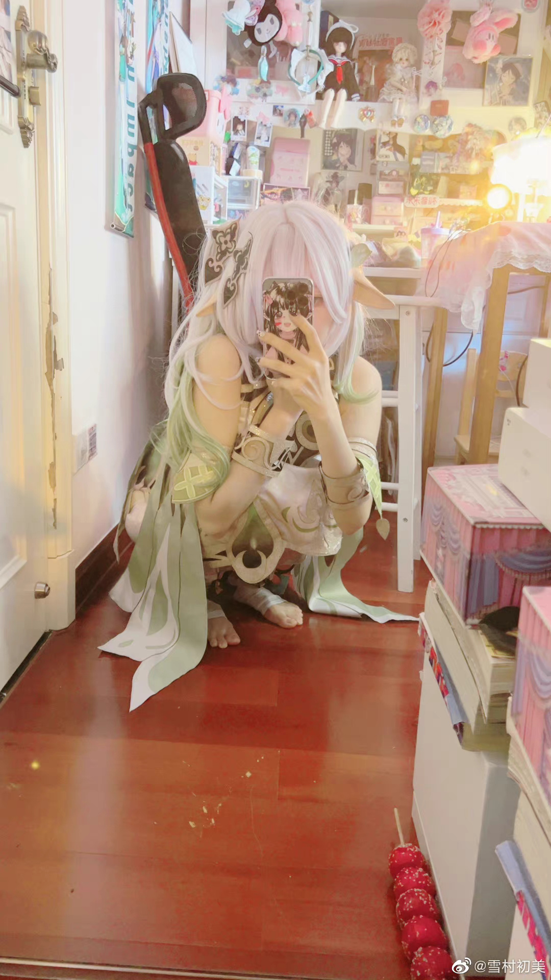 cos试妆 对啦我叫纳西妲哦～ 原神草神 纳西妲@雪村初美 COSPLAY-第10张