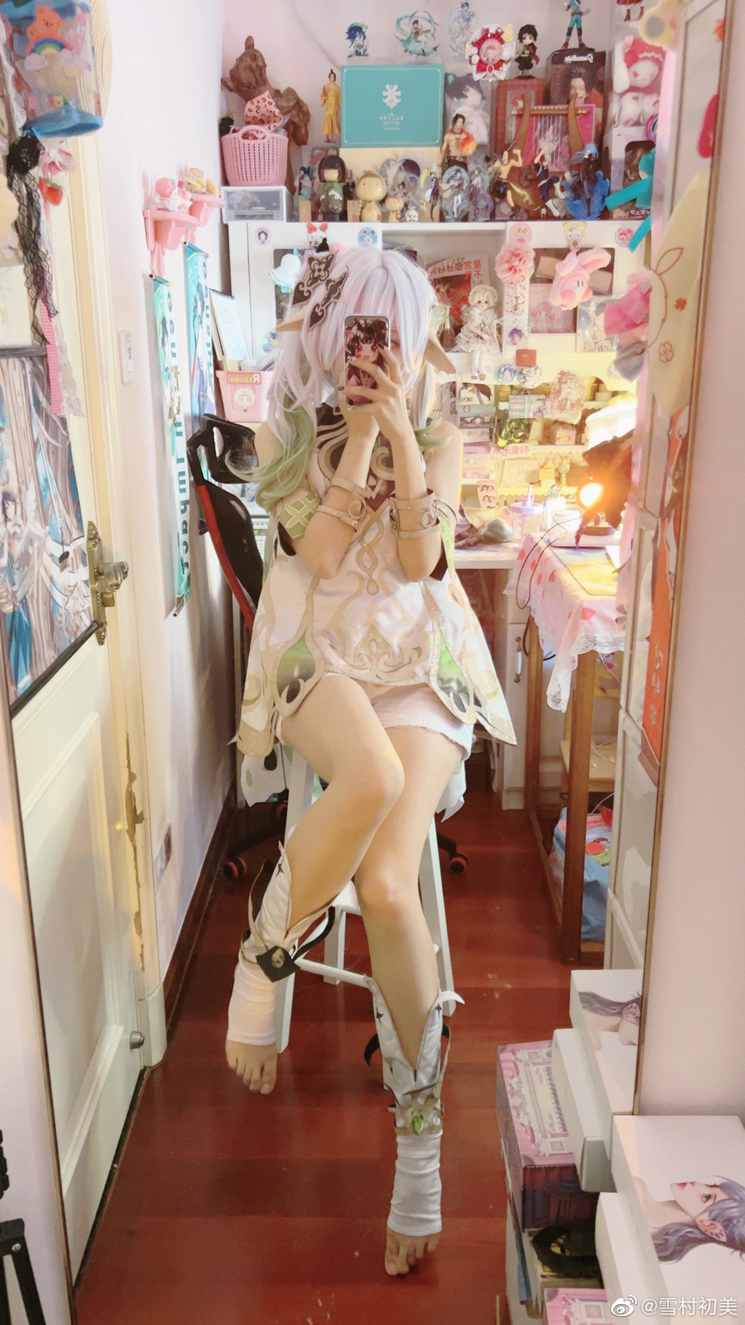 cos试妆 对啦我叫纳西妲哦～ 原神草神 纳西妲@雪村初美 COSPLAY-第16张