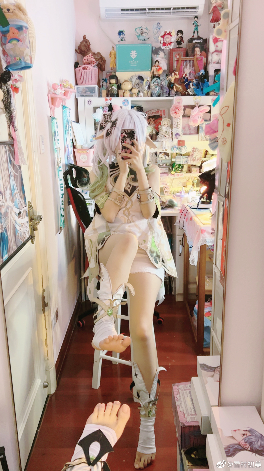 cos试妆 对啦我叫纳西妲哦～ 原神草神 纳西妲@雪村初美 COSPLAY-第17张