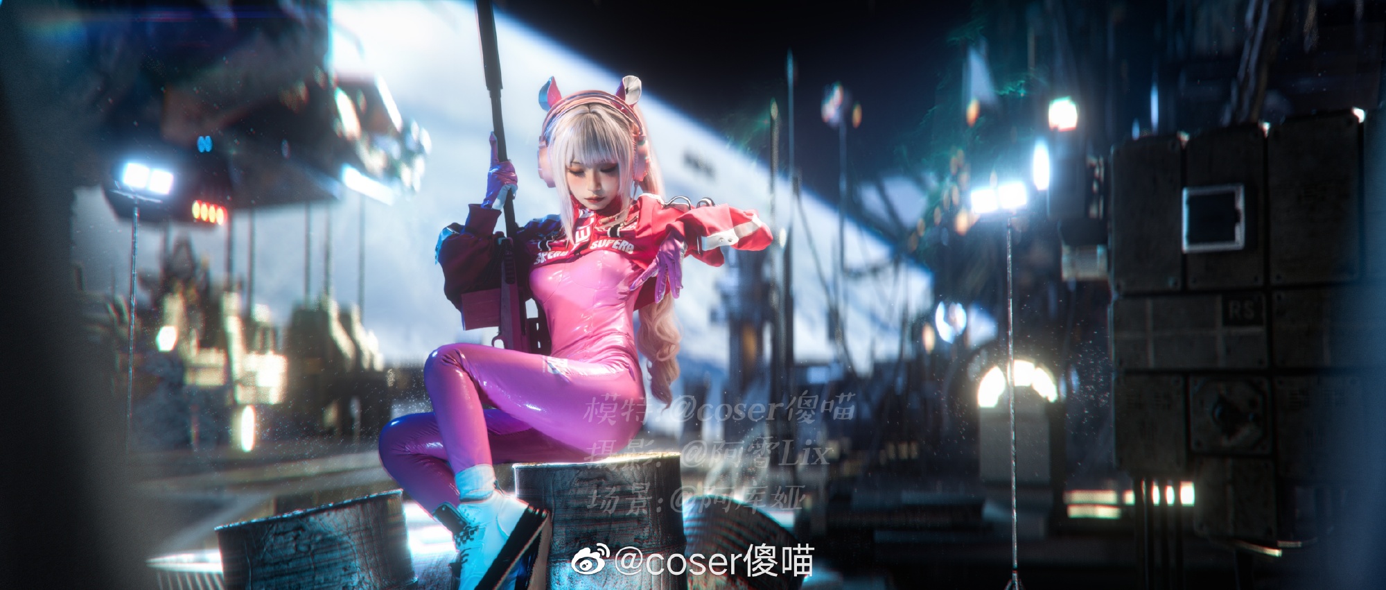 【COS】可爱的妄想家，用奇异的目光审视着世界《NIKKE：胜利女神》- 爱丽丝@coser傻喵 COSPLAY-第1张