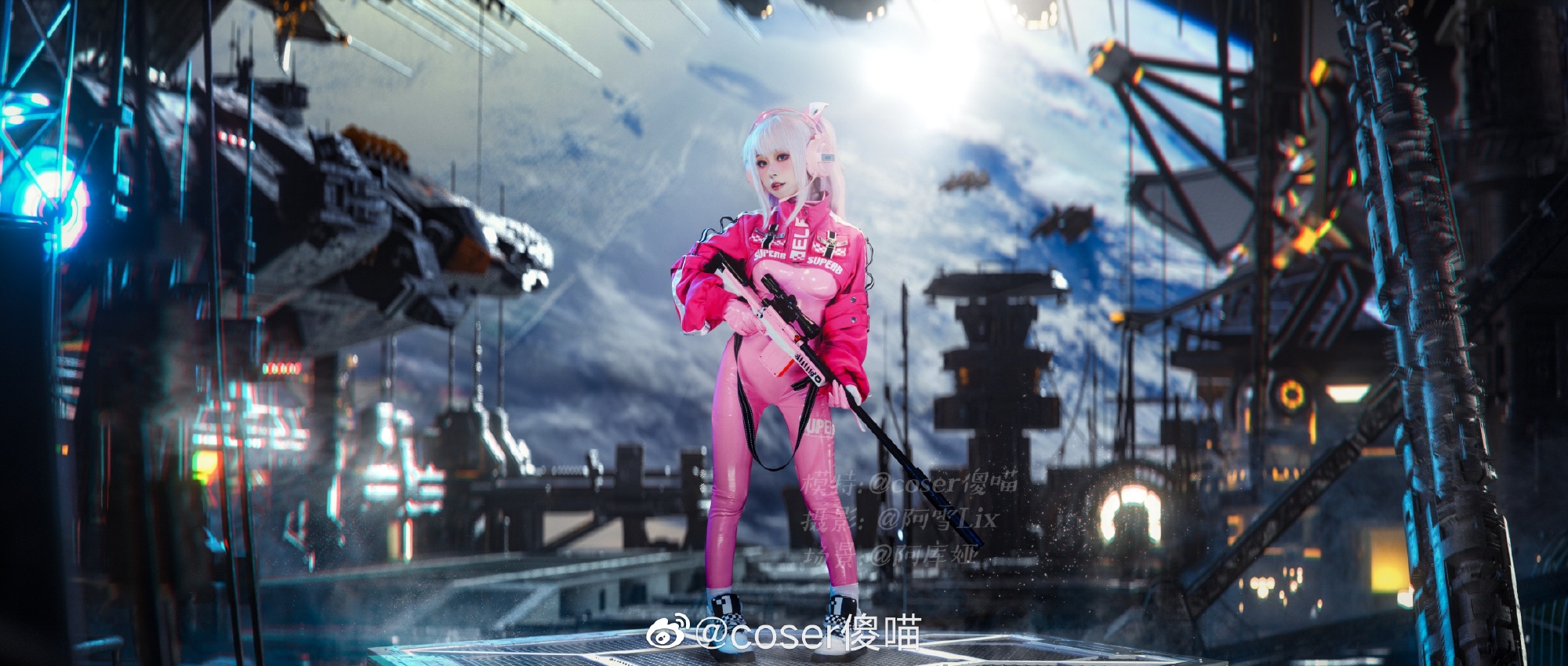 【COS】可爱的妄想家，用奇异的目光审视着世界《NIKKE：胜利女神》- 爱丽丝@coser傻喵 COSPLAY-第2张